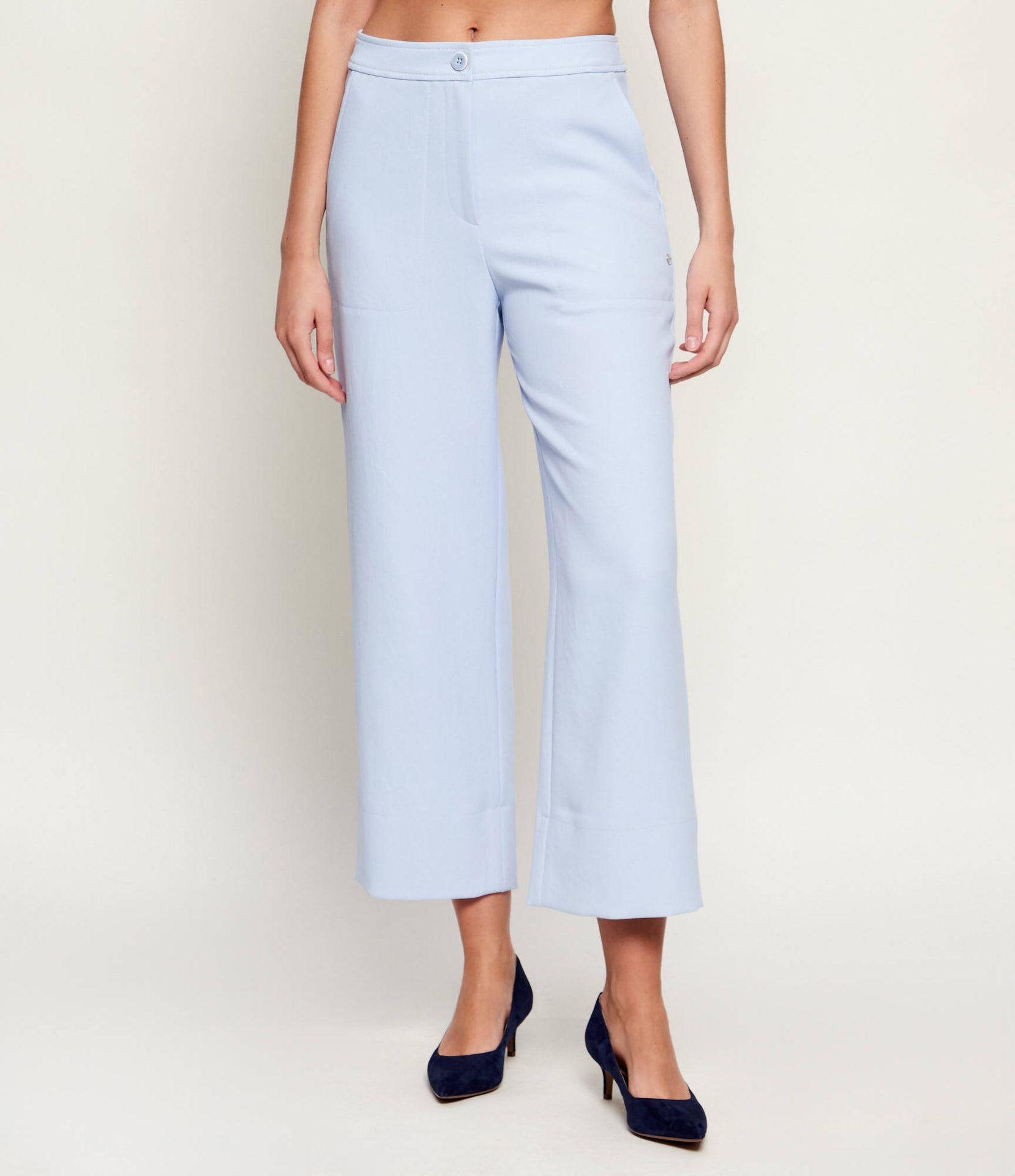 Marc Cain Spodnie Wukari Relaxed fit high waist