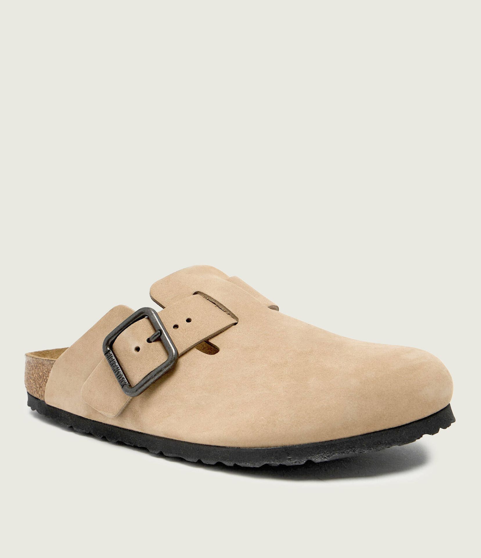 Birkenstock Mule Boston narrow fit zamsz