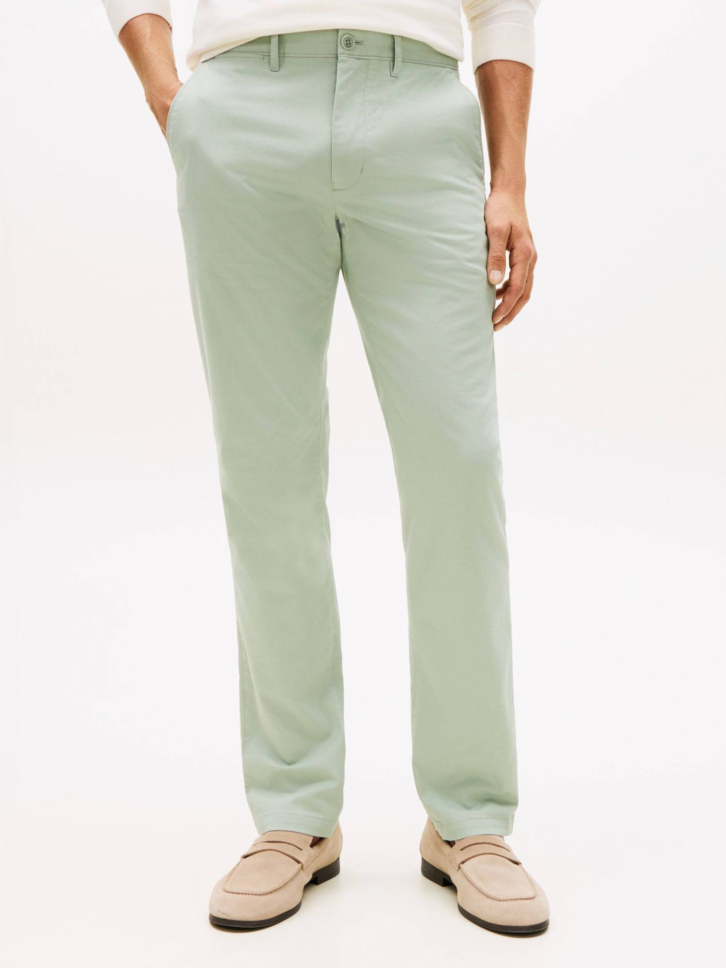 Tommy Hilfiger Spodnie chino Denton TH x F.C. Liverpool Straight fit