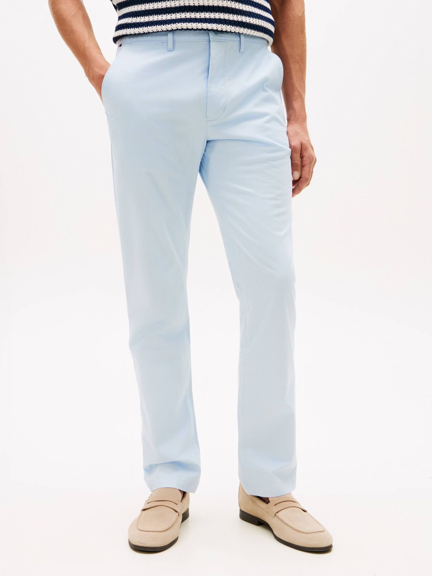 Tommy Hilfiger Spodnie chino Denton TH x F.C. Liverpool Straight fit