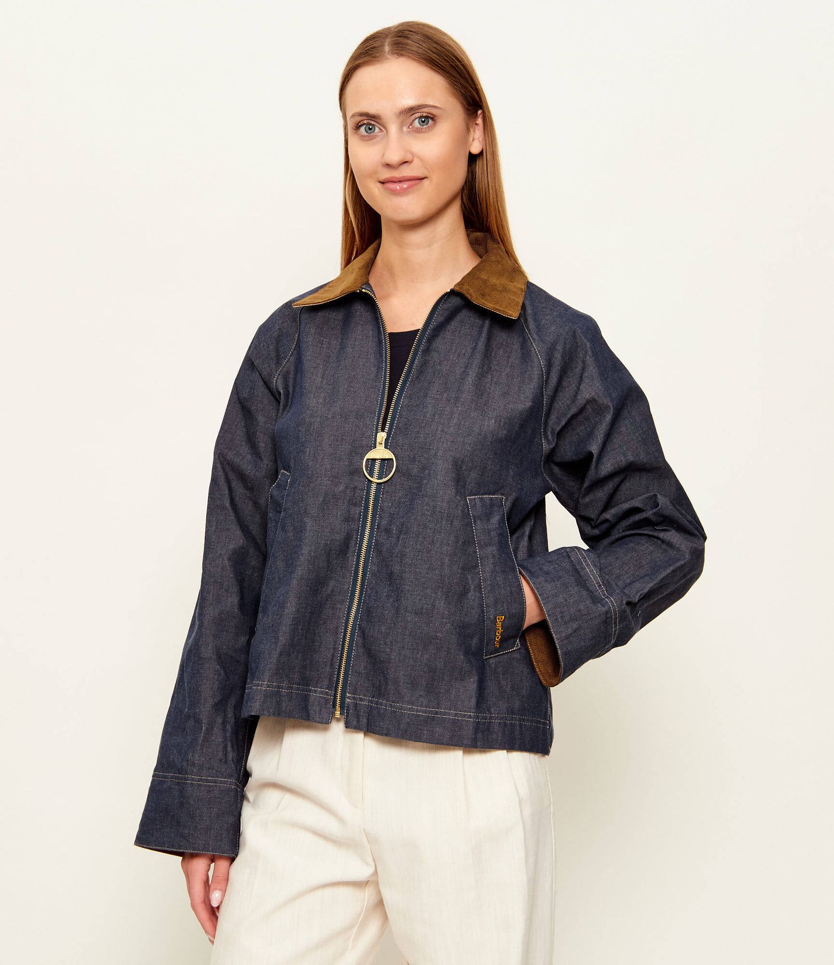 Barbour Kurtka jeansowa Freckleton Relaxed fit