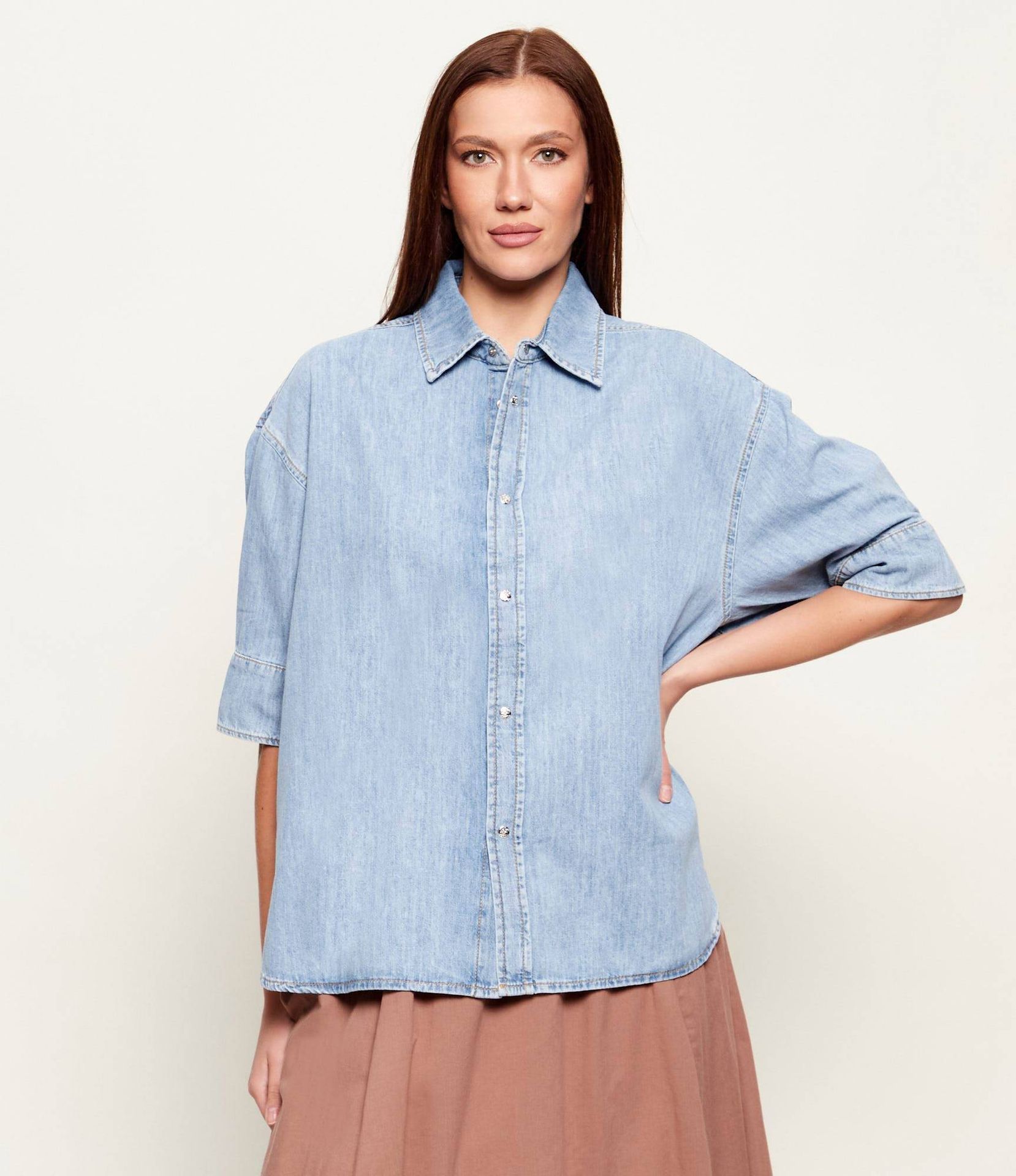 Joop! Jeans Jeansowa koszula Uma Loose fit