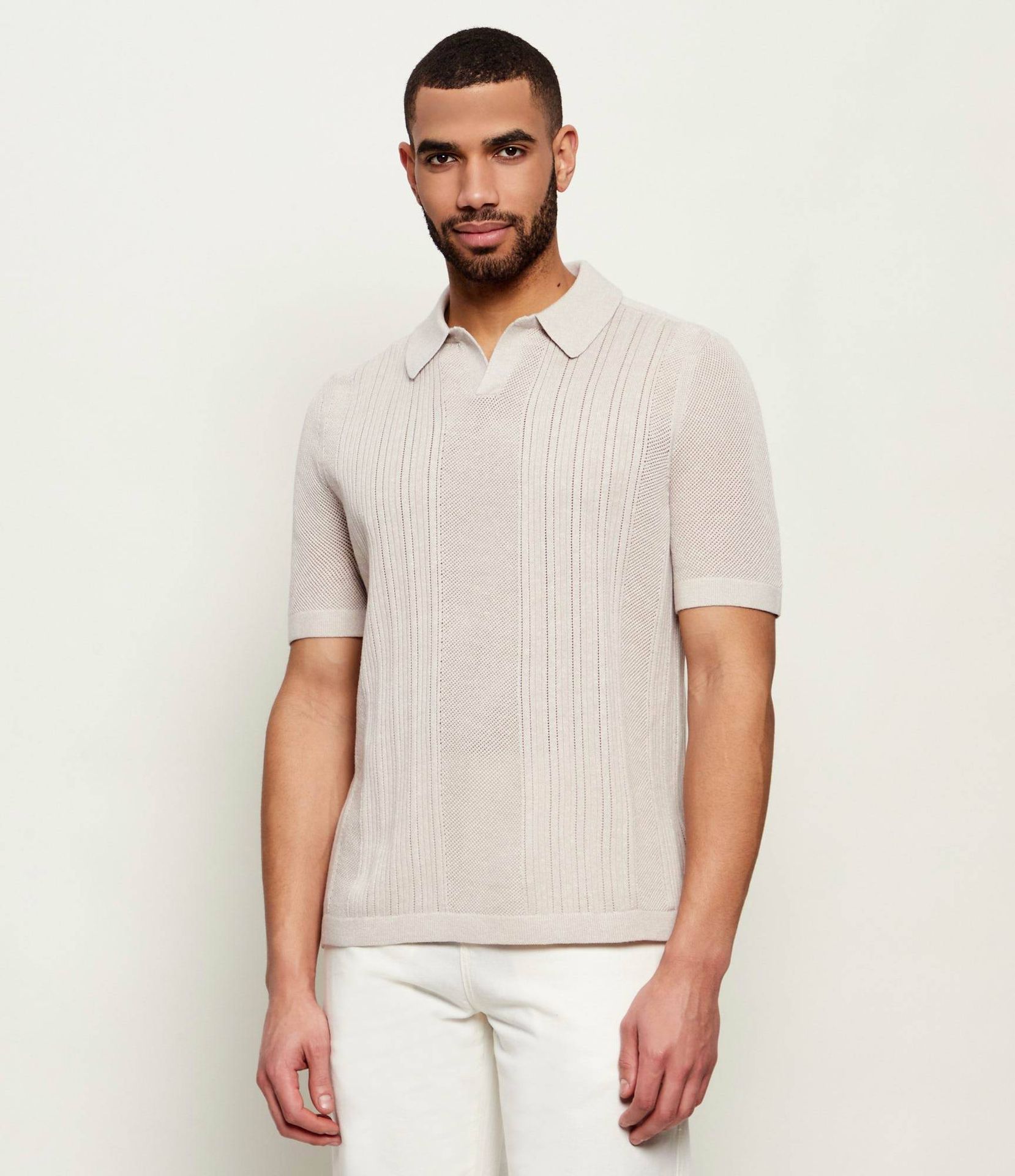TIGER OF SWEDEN Polo Eoin P Regular Fit z dodatkiem wełny