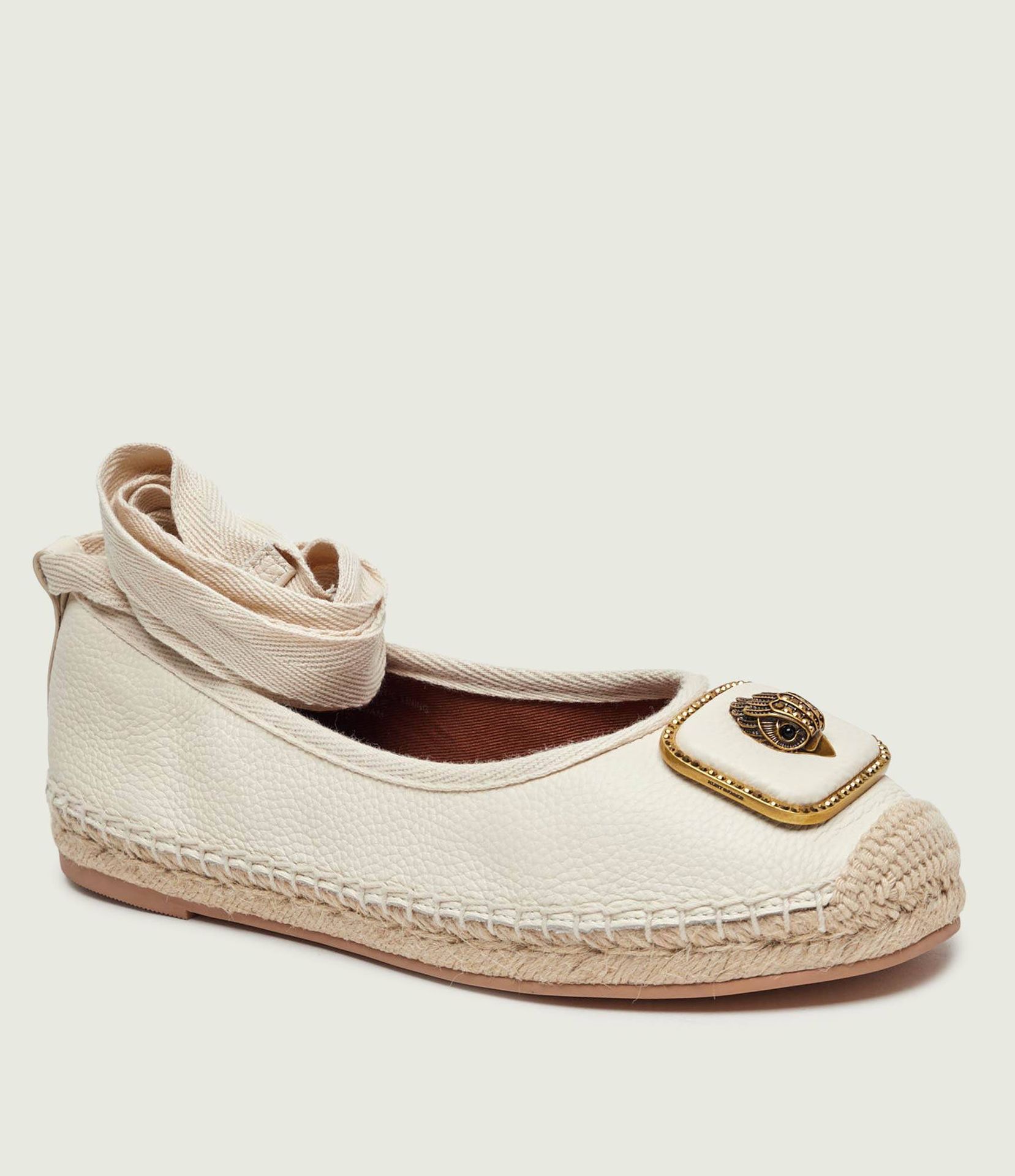 Kurt Geiger Skórzane espadryle PIMLICO