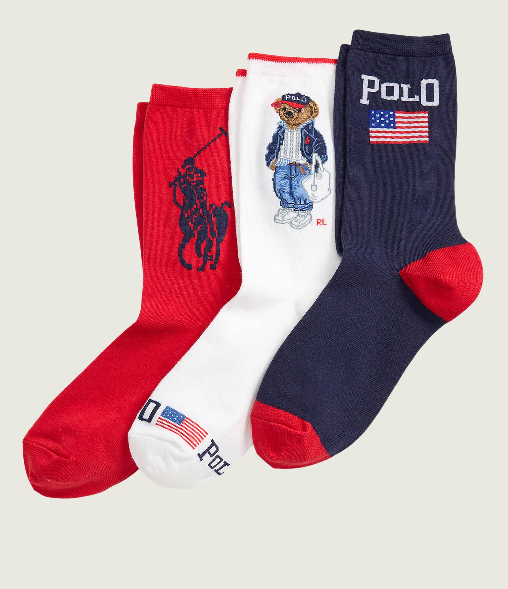 POLO RALPH LAUREN Skarpety 3-pack