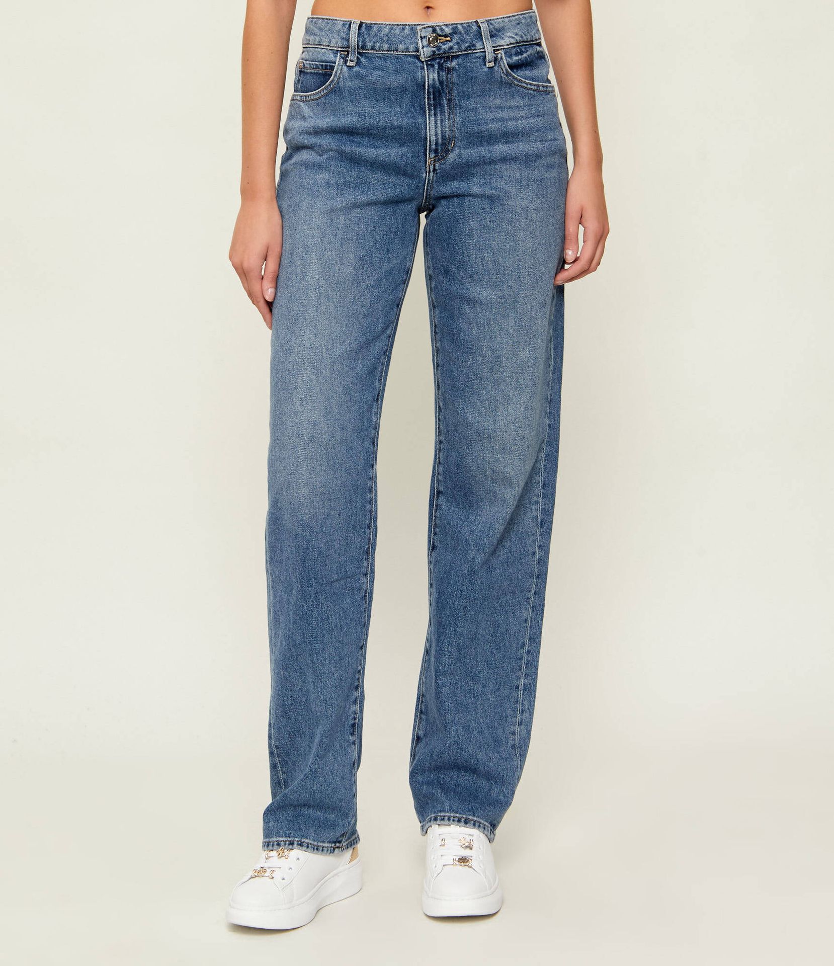 GUESS Jeansy GAIA Relaxed fit low rise