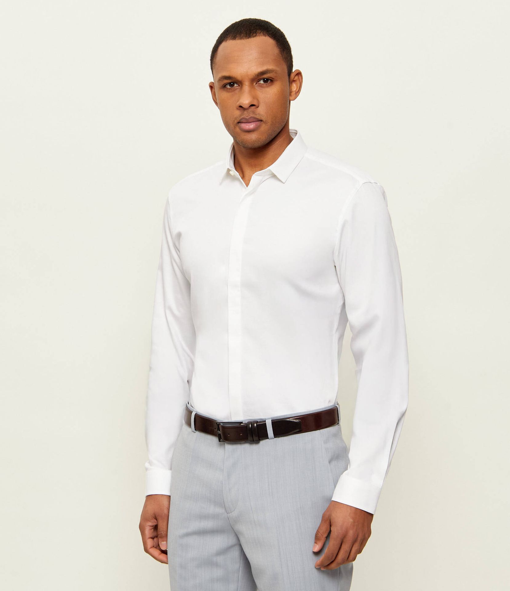 HUGO Koszula Ketran Slim Fit stretch