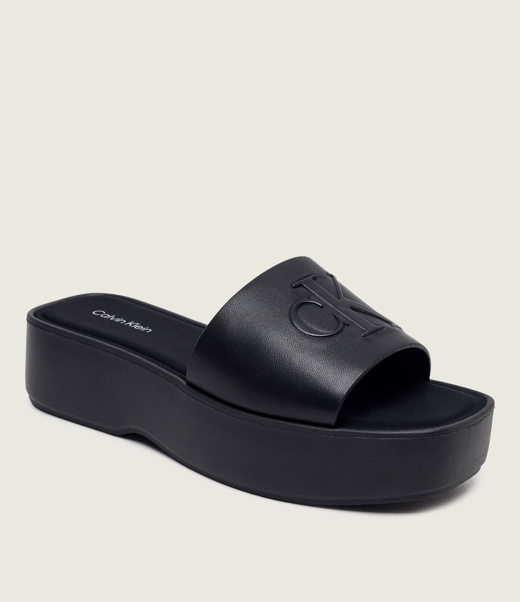 Calvin Klein Skórzane klapki