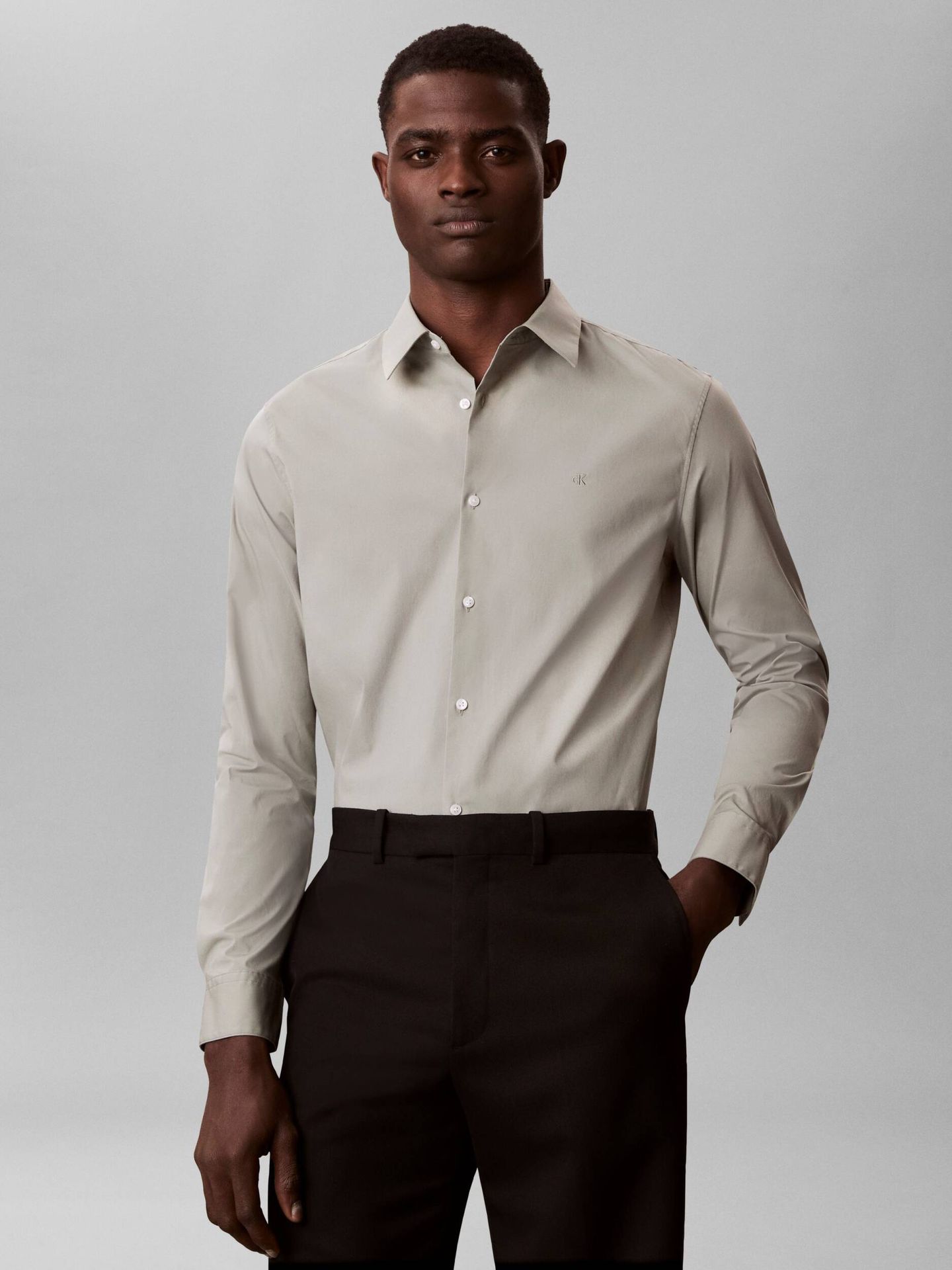 Calvin Klein Koszula Slim Fit stretch