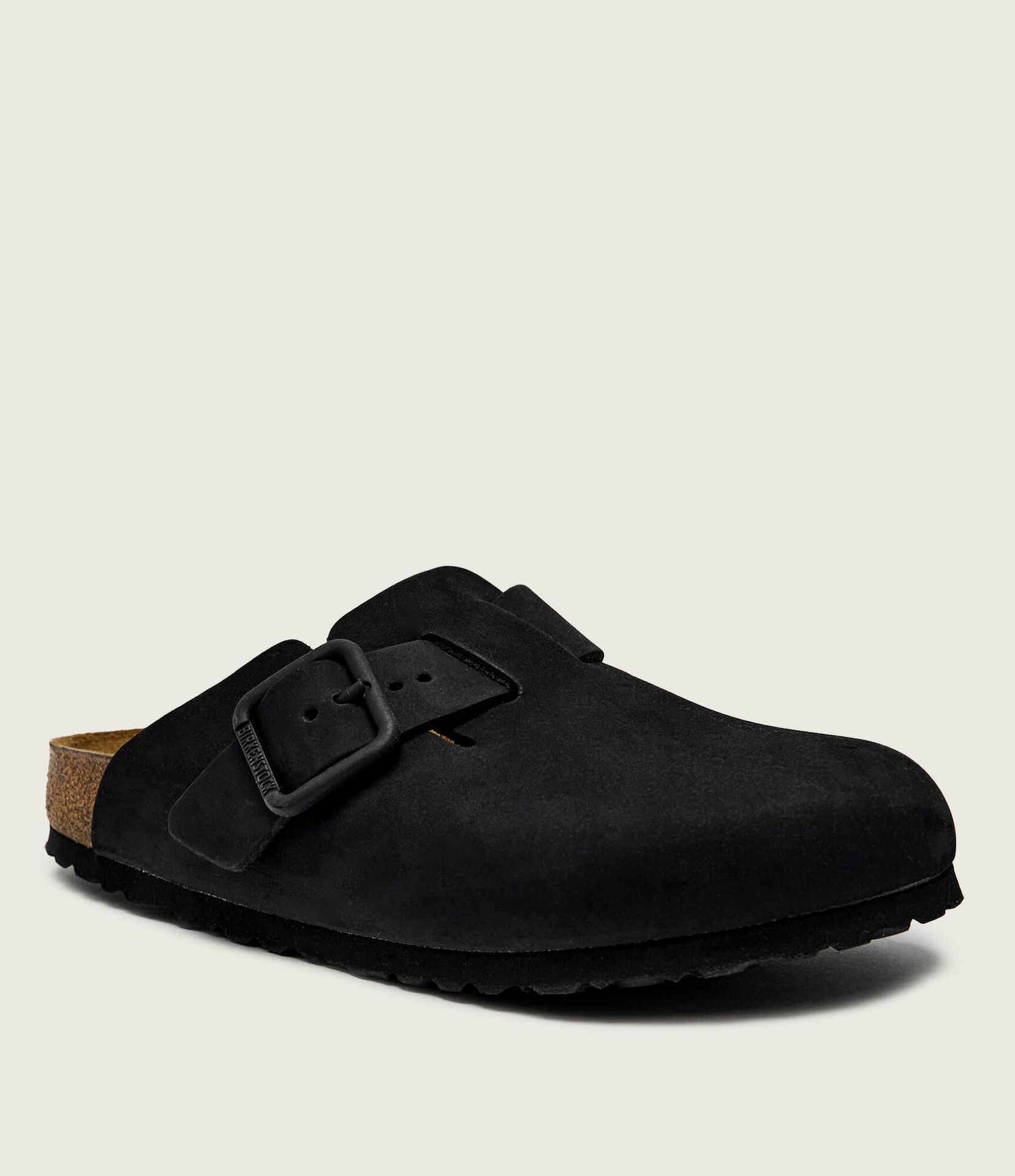 Birkenstock Skórzane mule Boston narrow fit