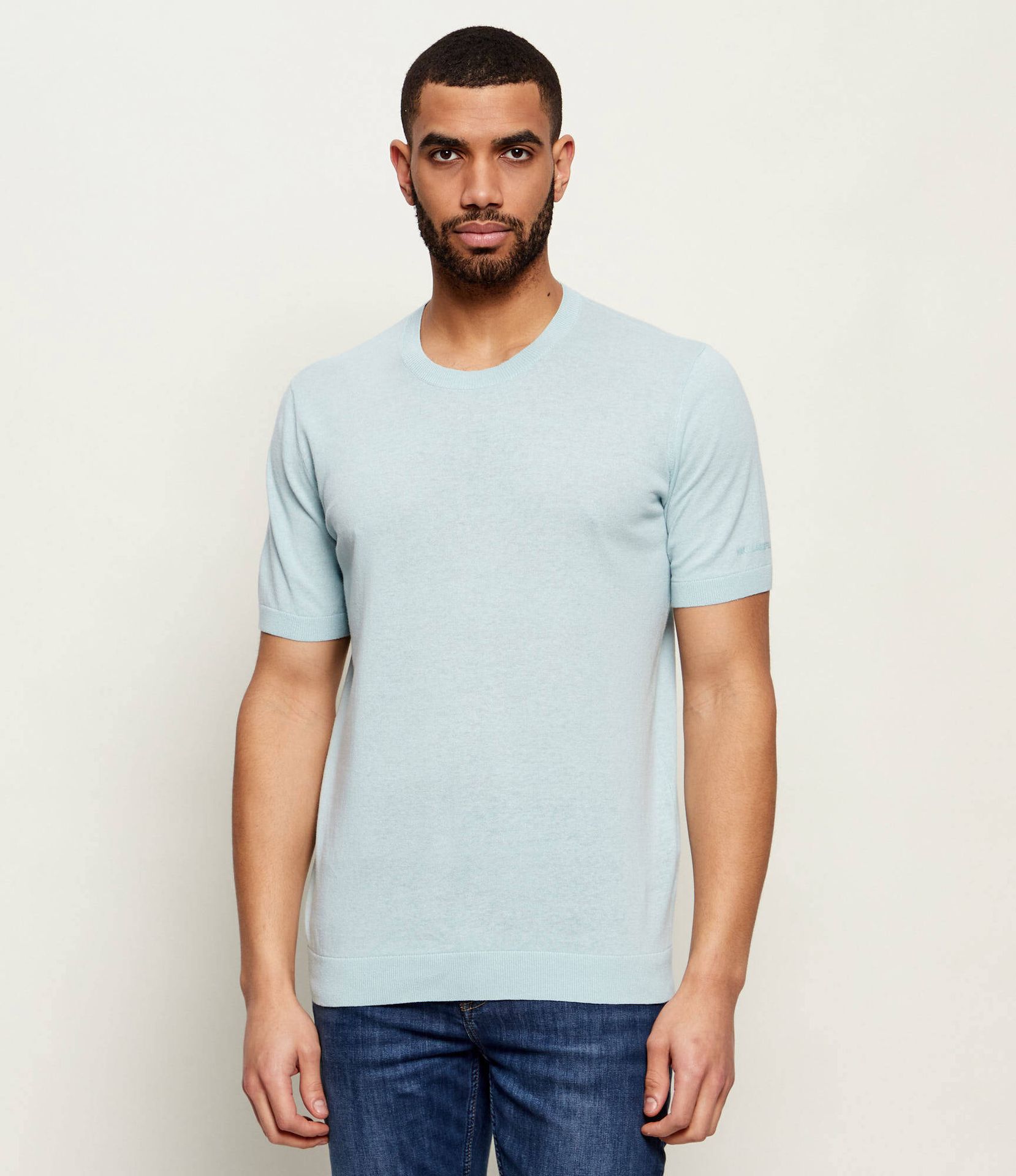 Karl Lagerfeld Lniany sweter Regular Fit
