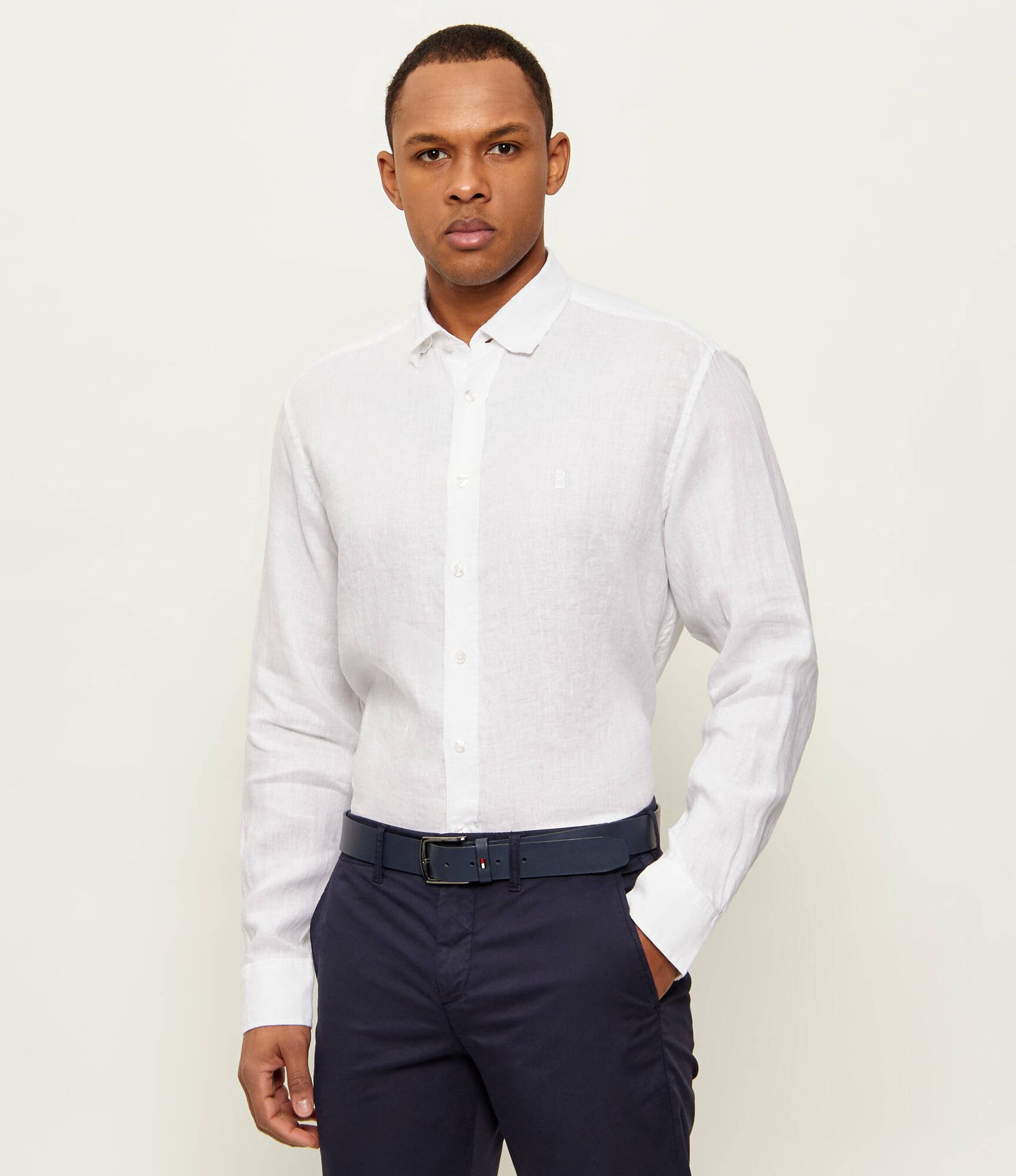 Bogner Lniana koszula TIMI Regular Fit