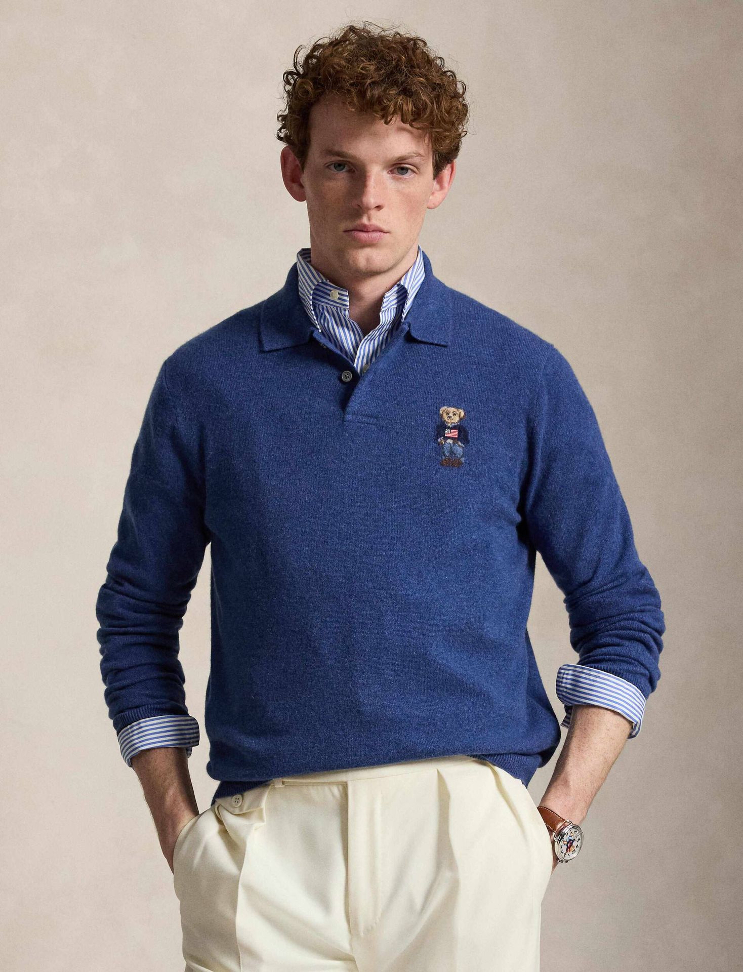 POLO RALPH LAUREN Kaszmirowe polo Regular Fit