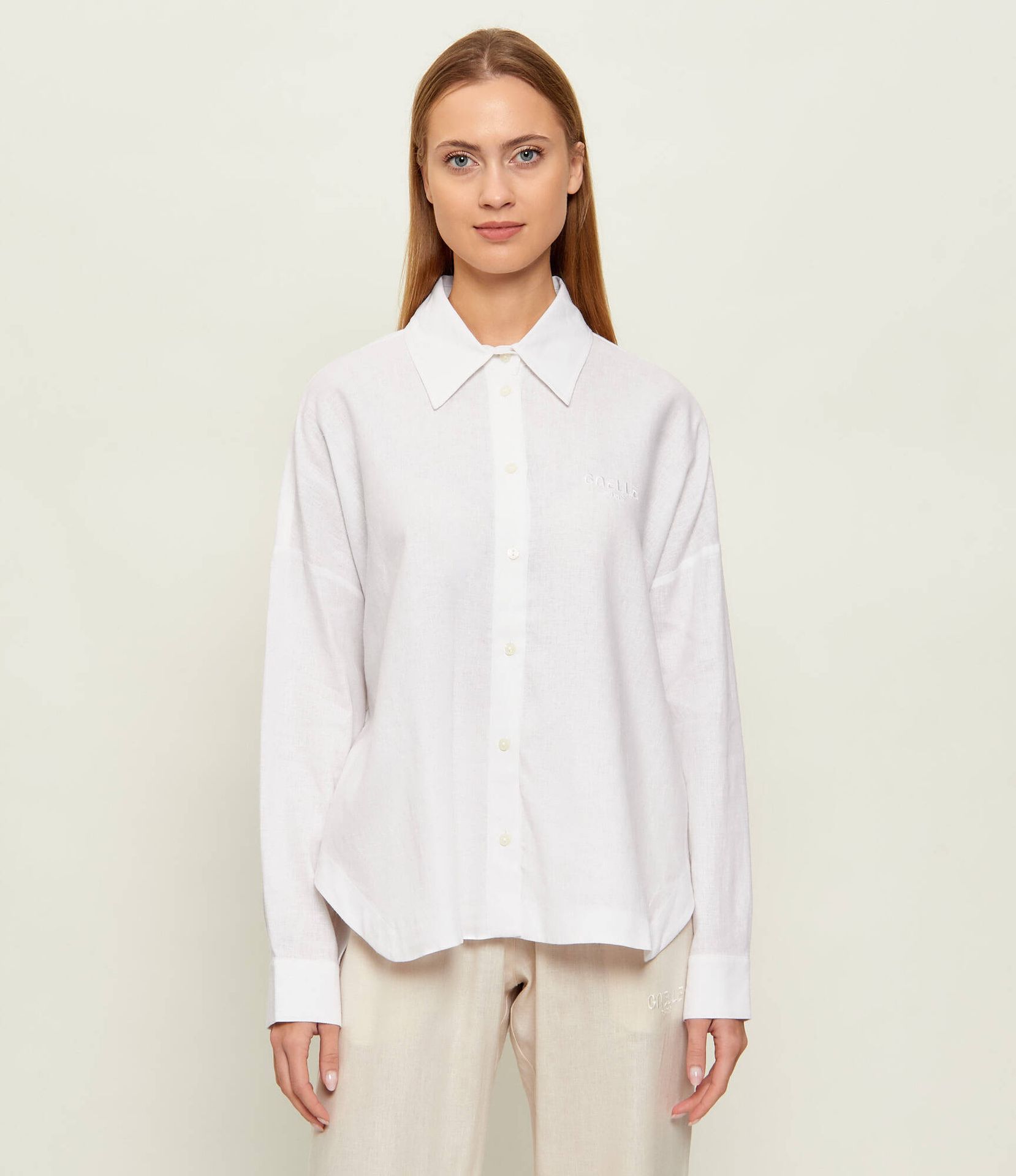 Gaëlle Paris Lniana koszula MANICA Loose fit