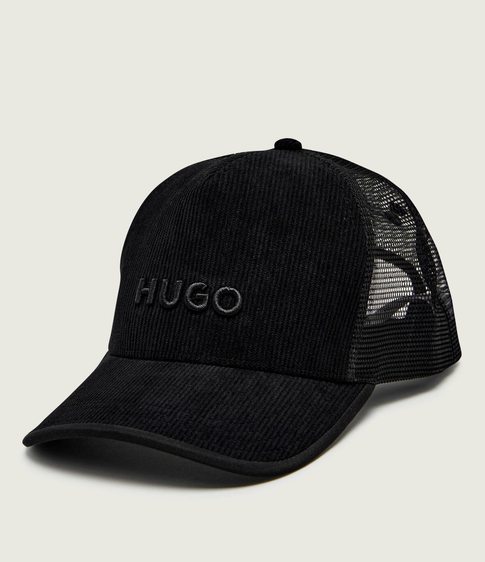 HUGO Bejsbolówka Marsel-Trucker-CO-PT sztruks