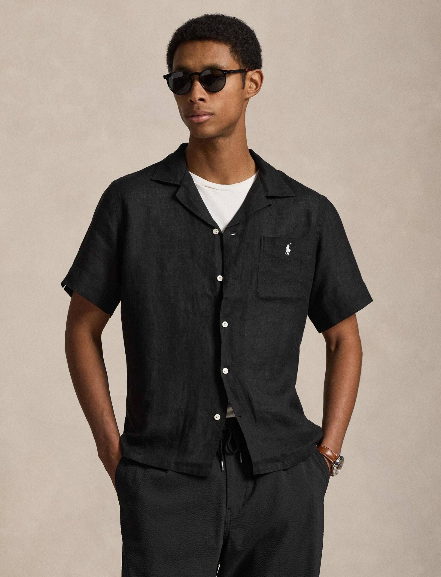 POLO RALPH LAUREN Lniana koszula Classic fit
