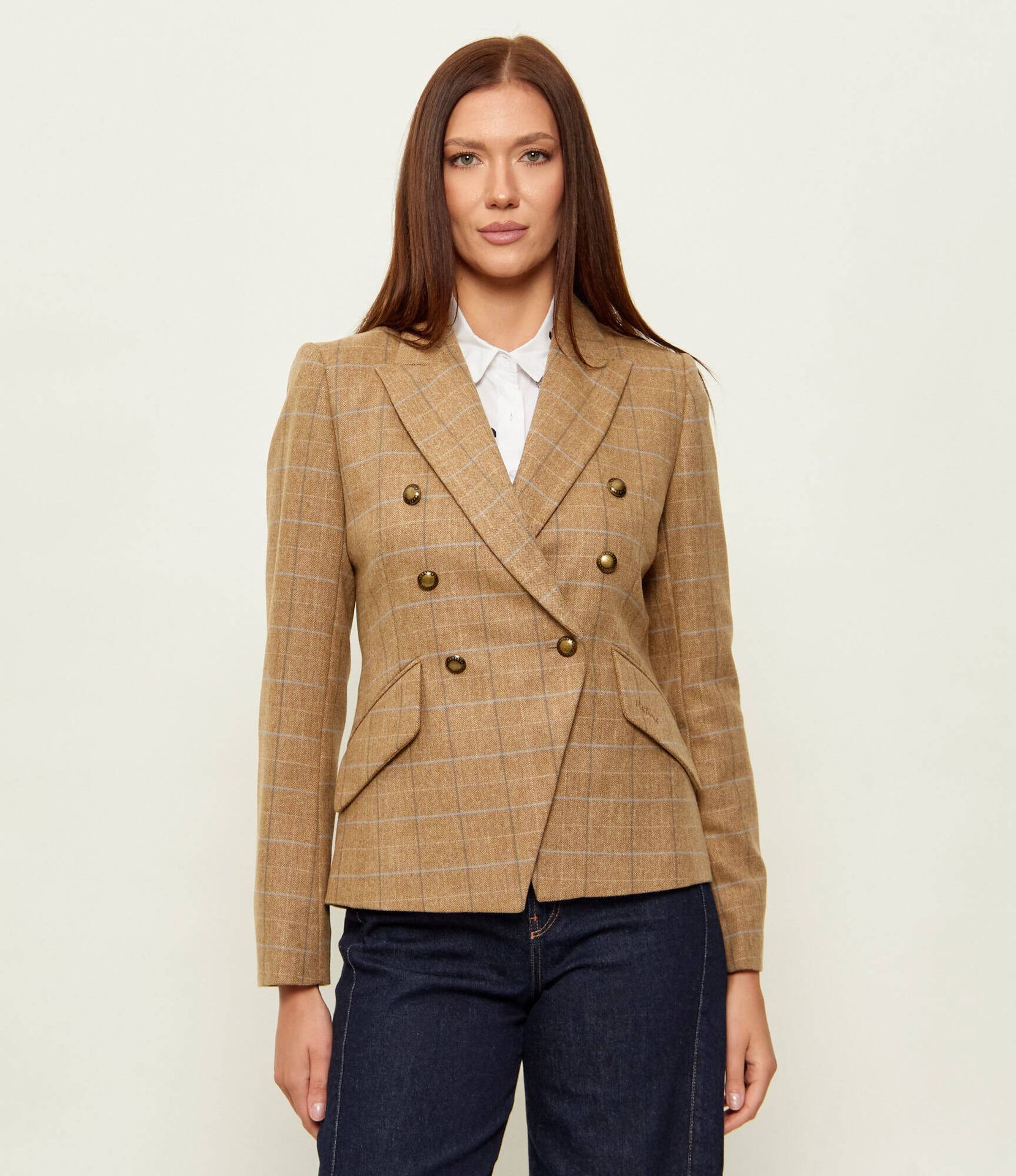 Barbour Wełniany żakiet Wisteria Slim Fit