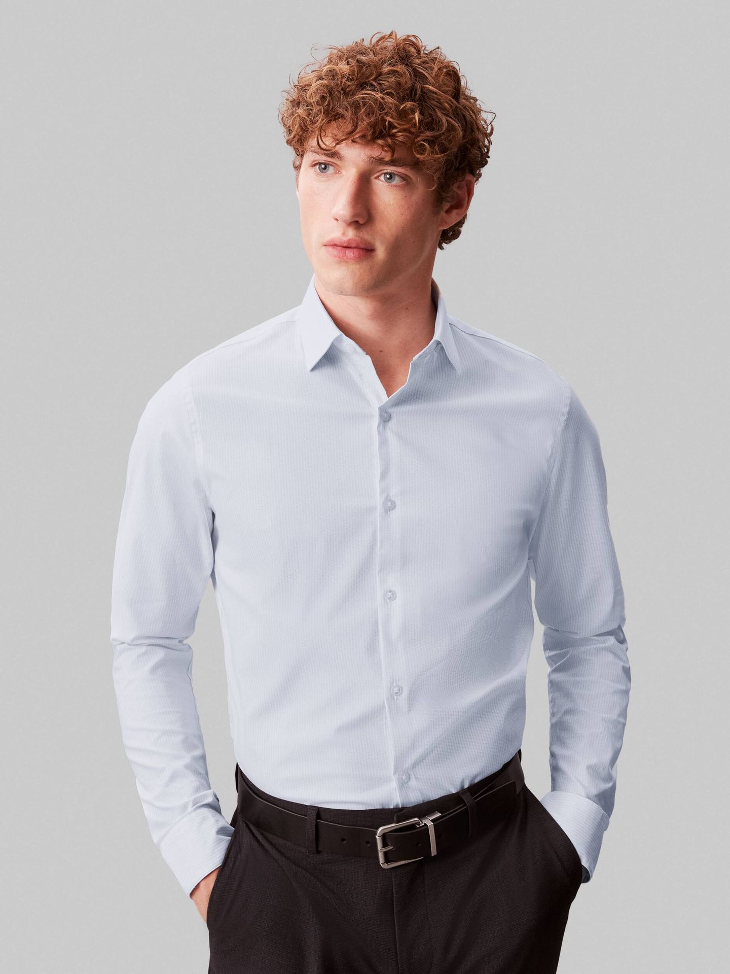 Calvin Klein Koszula Slim Fit stretch