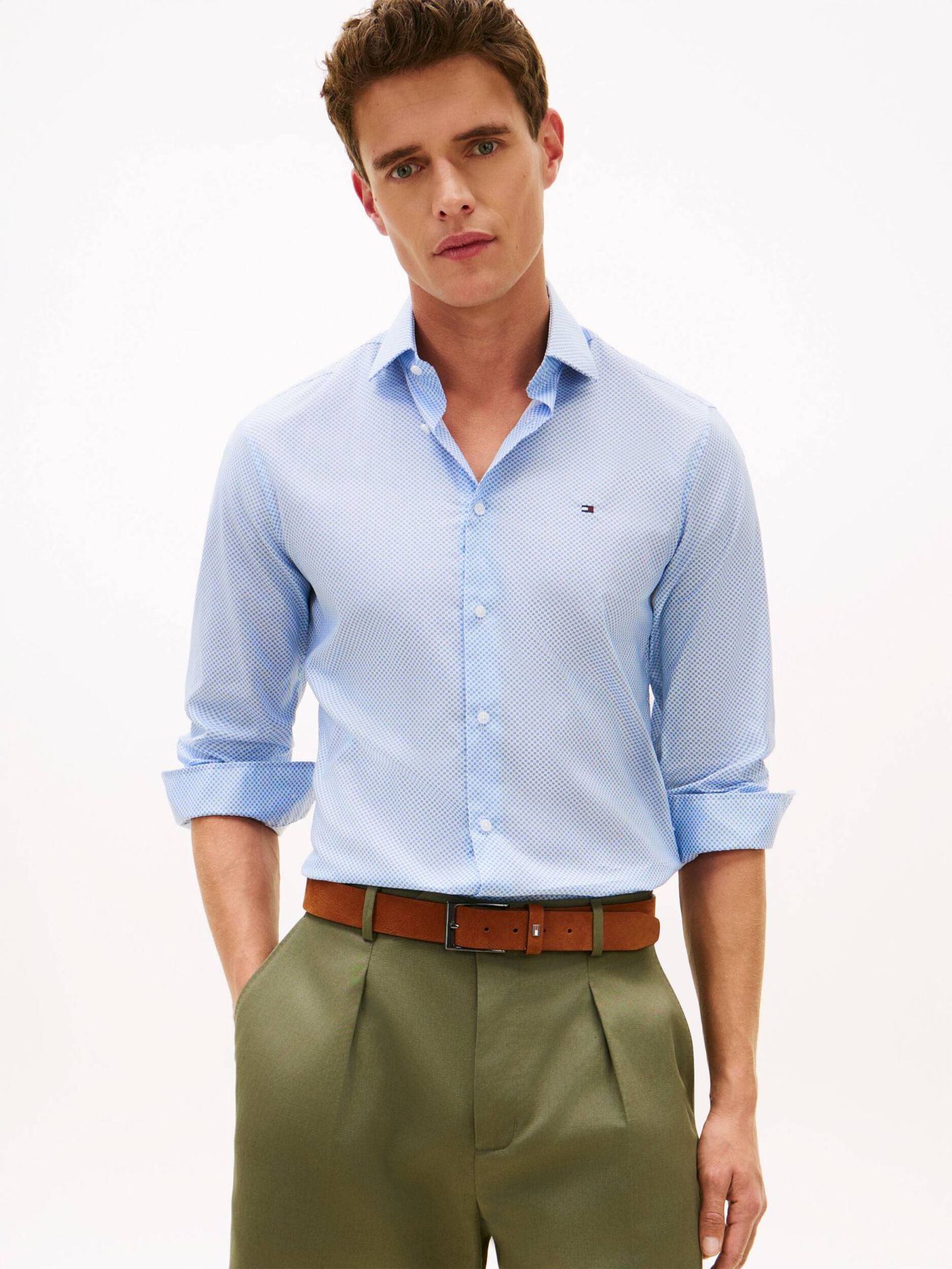 Tommy Hilfiger Koszula Slim Fit stretch