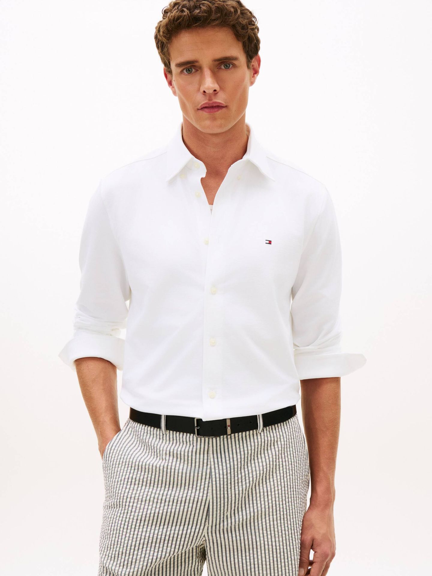 Tommy Hilfiger Koszula Slim Fit pique