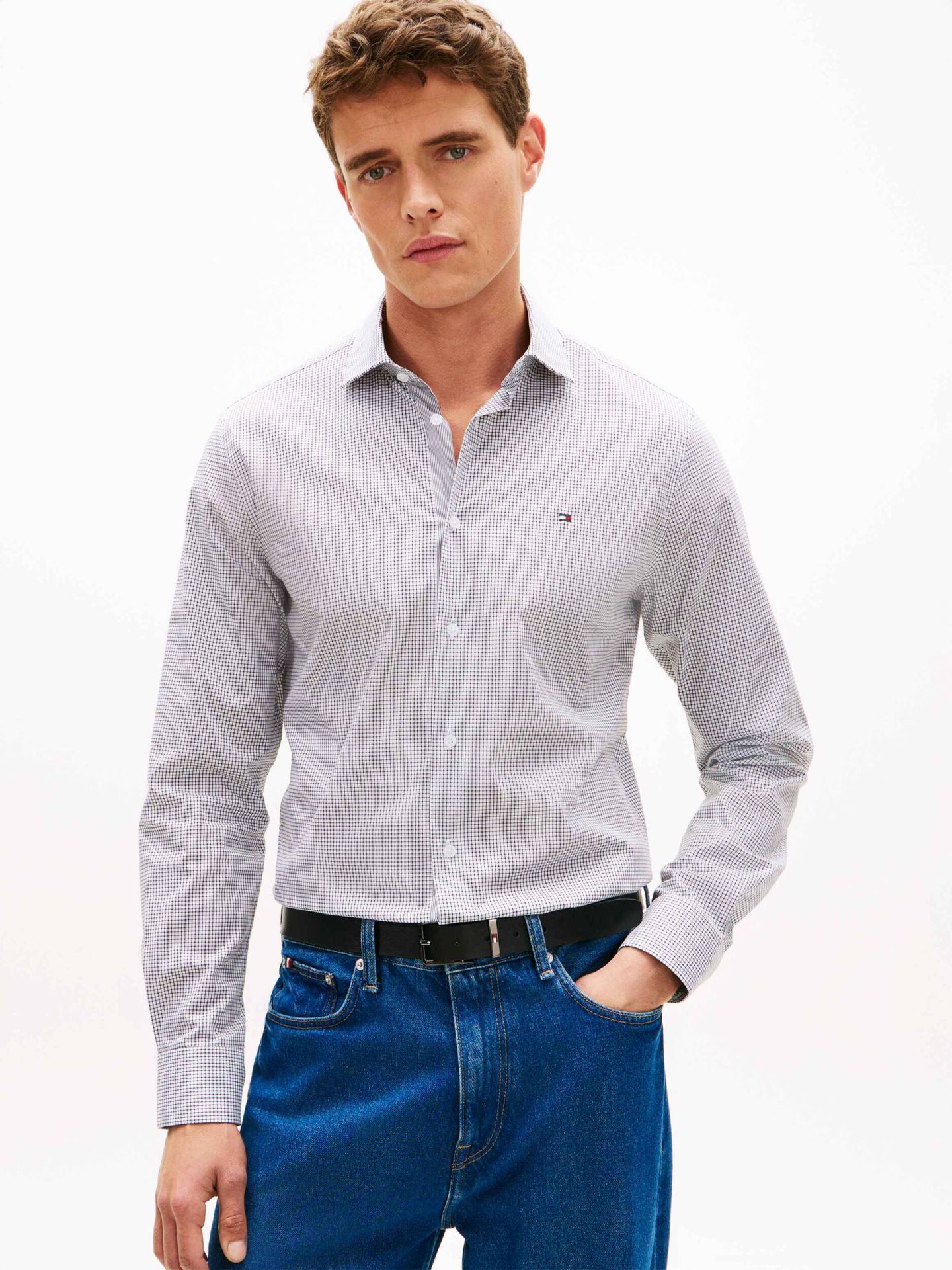 Tommy Hilfiger Koszula Slim Fit stretch