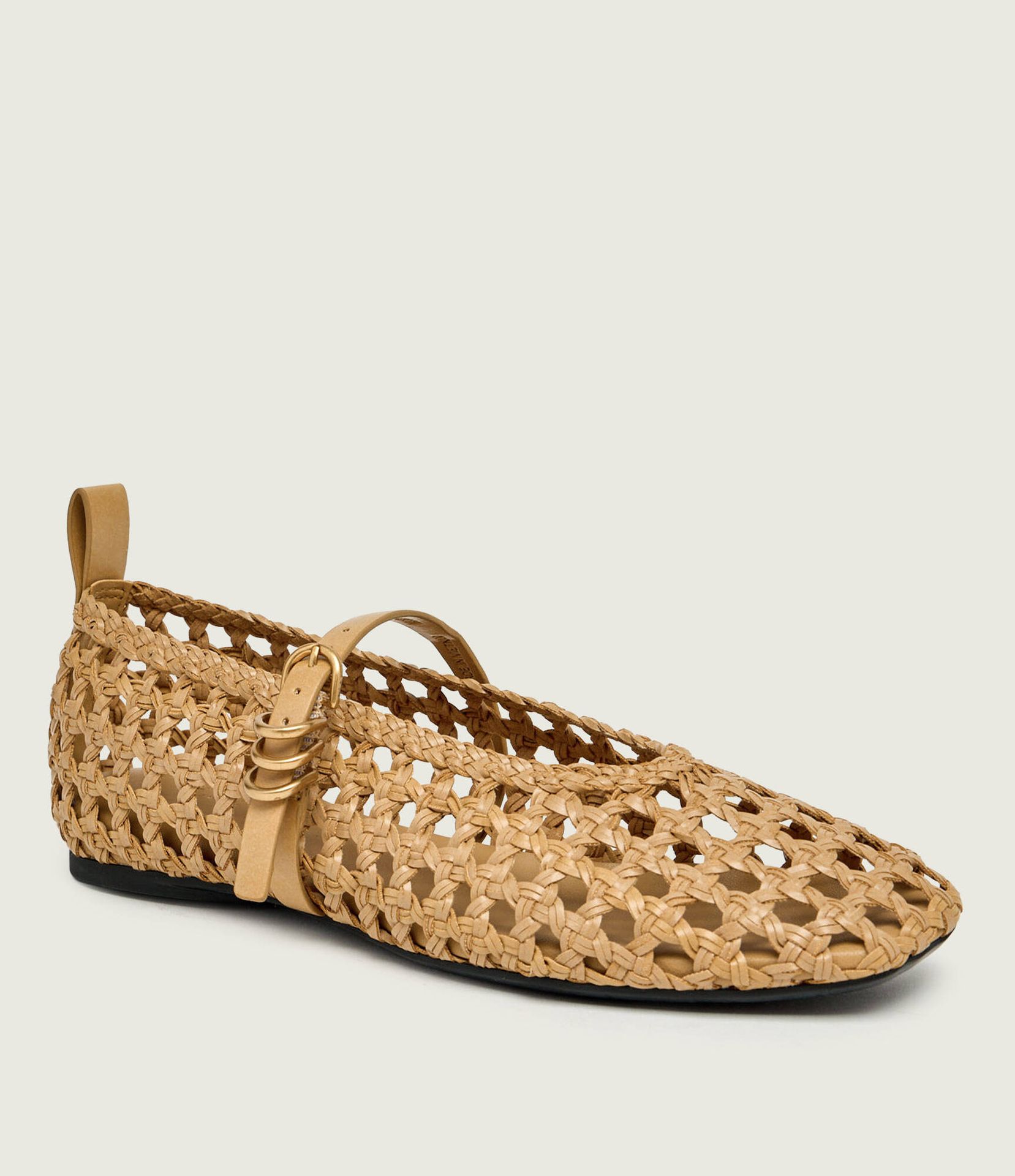 Rag&Bone Baleriny SPIRE MARY JANE z dodatkiem skóry