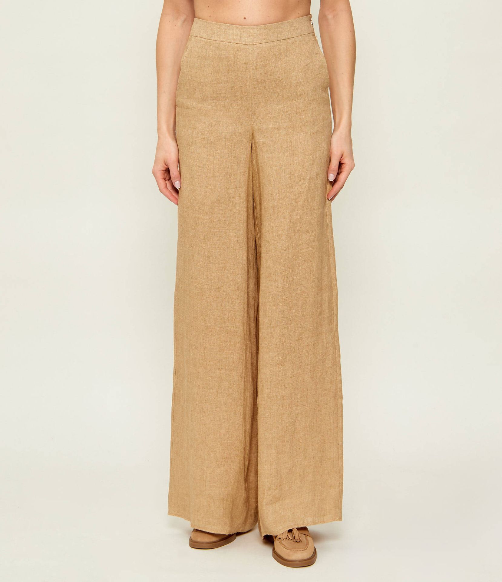 Marella Lniane spodnie MLLOTTELIA Relaxed fit