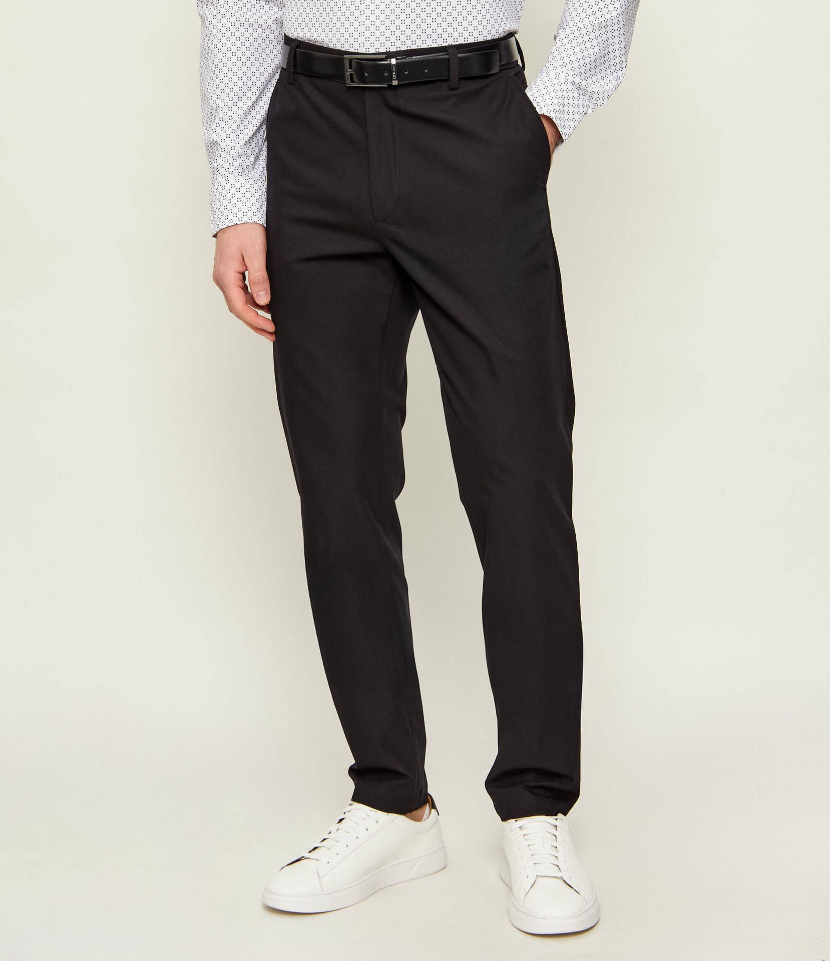 BOSS BLACK Spodnie P-Kane1-Zip Modern fit