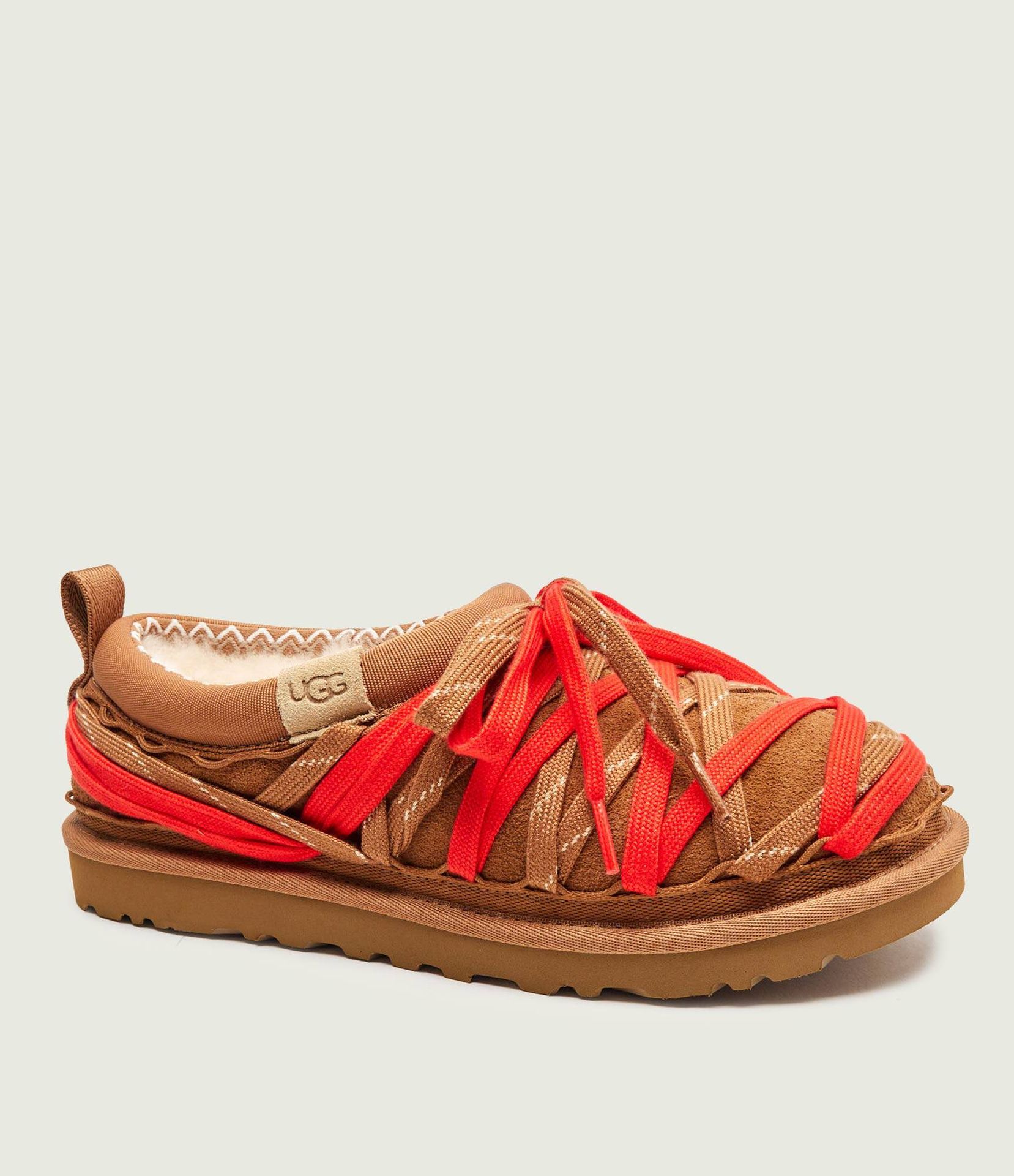 UGG Śniegowce M TASMAN LACE zamsz z dodatkiem wełny