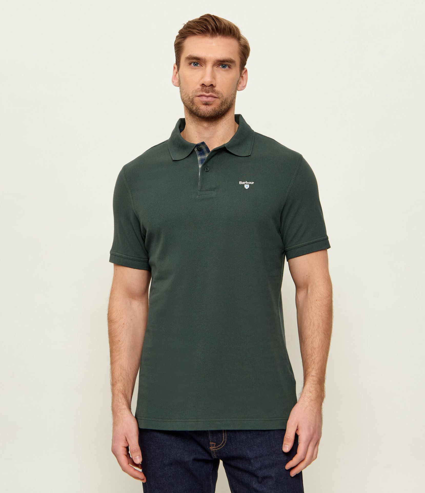 Barbour Polo TARTAN Regular Fit pique