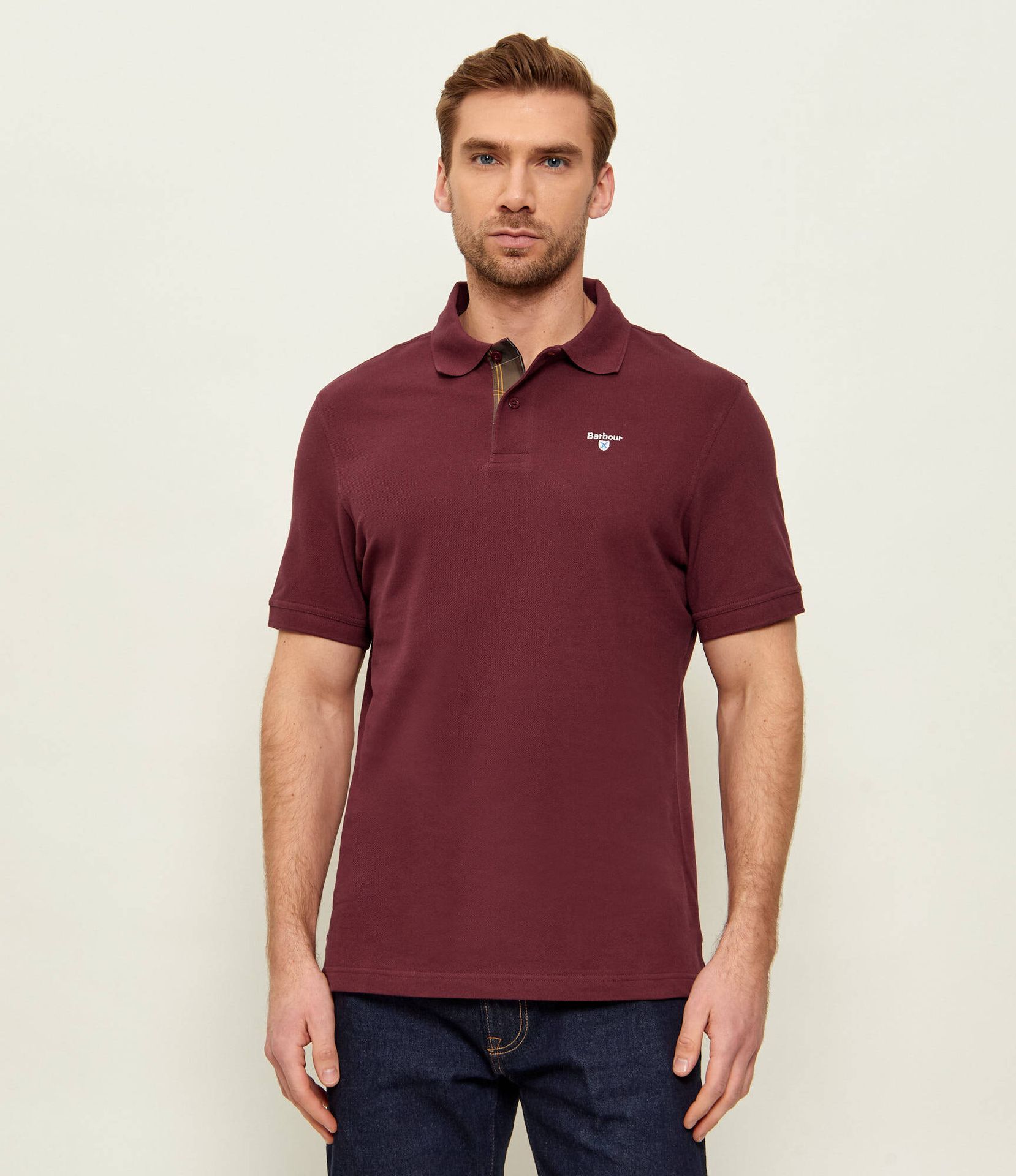 Barbour Polo Tartan Regular Fit pique