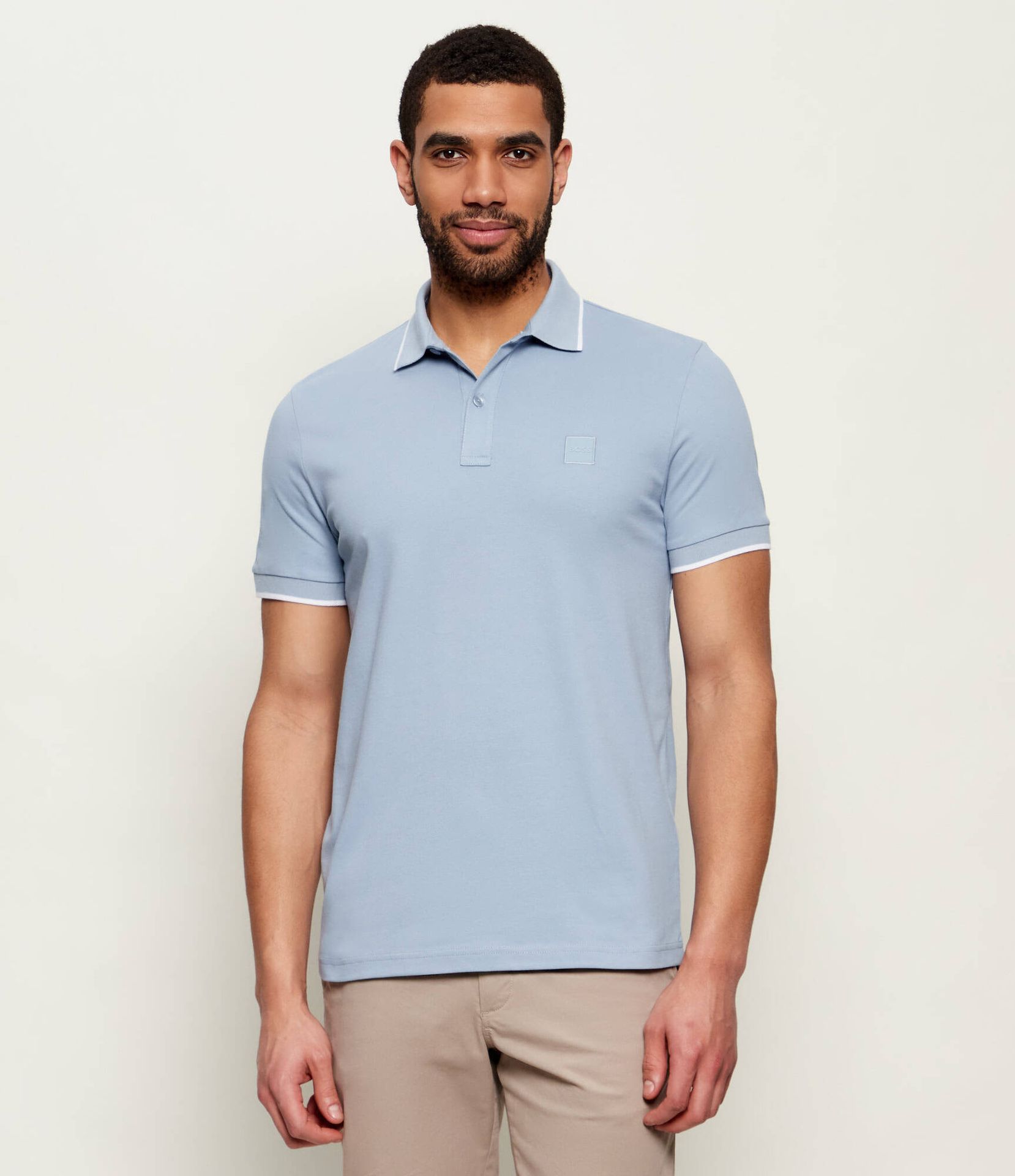 BOSS ORANGE Polo Passertip Slim Fit pique