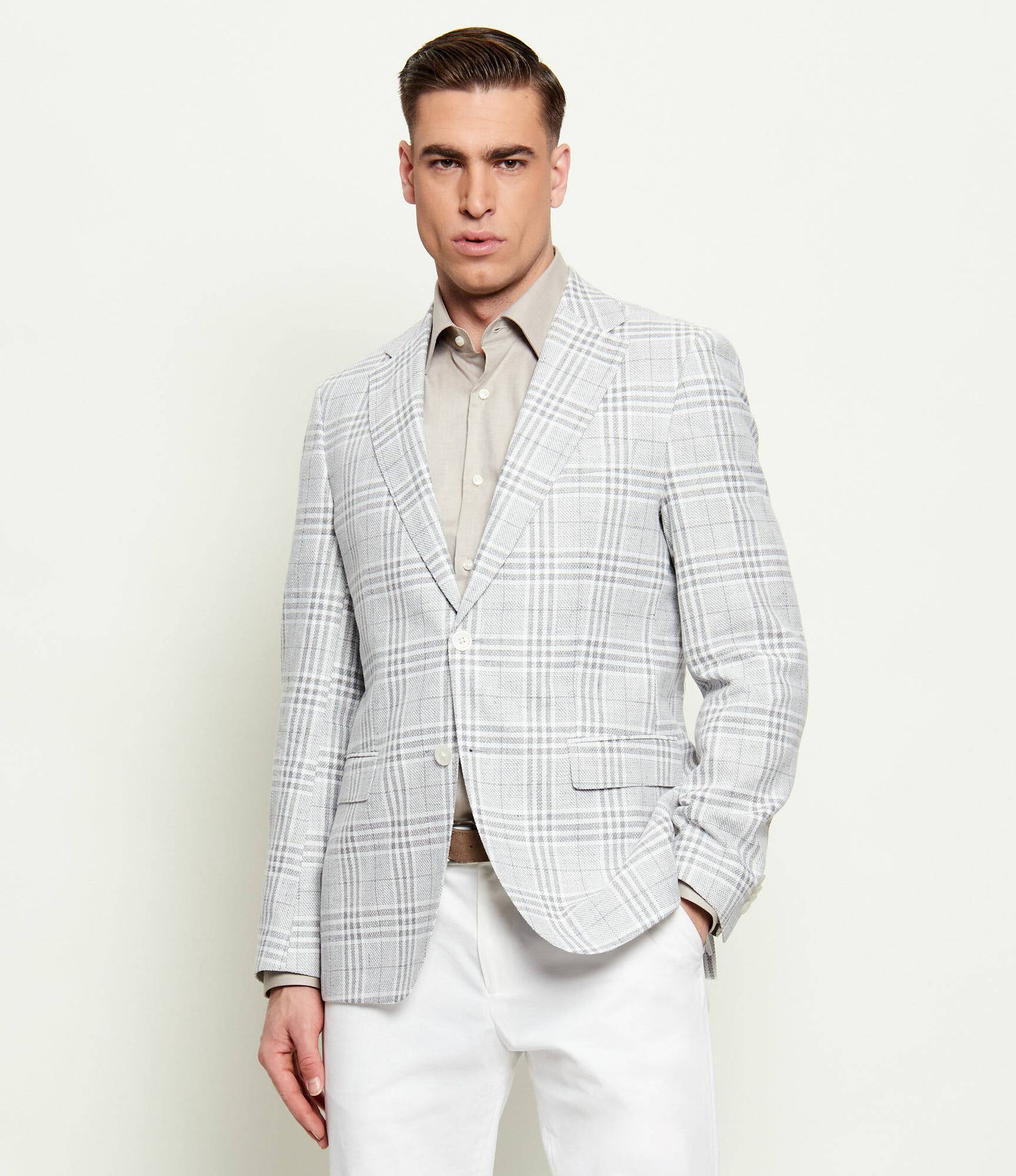 BOSS BLACK Marynarka H-Hutson-262 Regular Fit z dodatkiem lnu