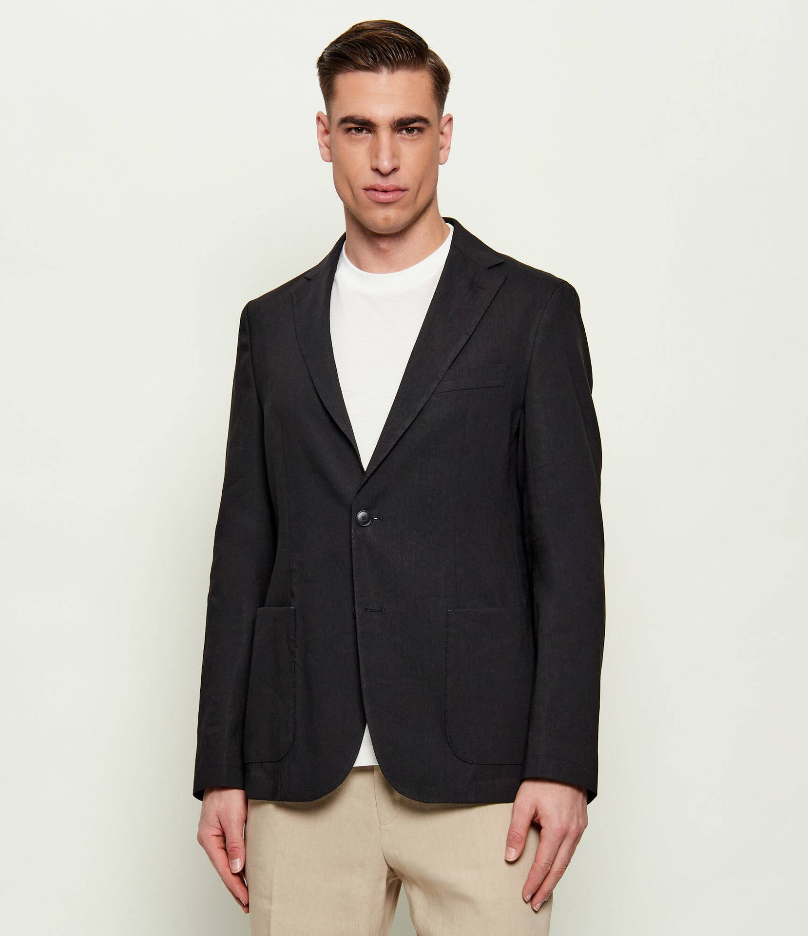 BOSS BLACK Lniana marynarka P-Hanry-WG-262 Slim Fit