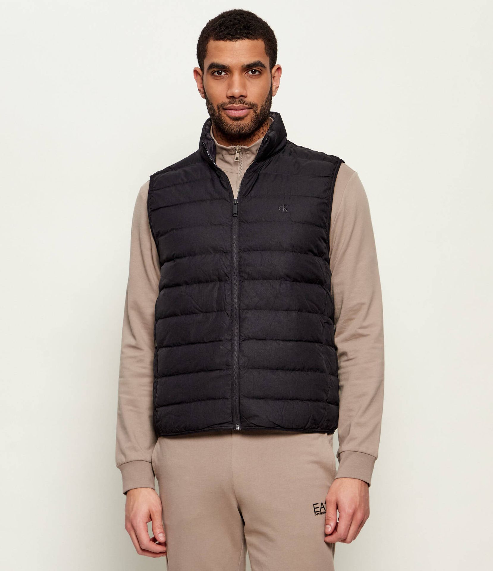 Calvin Klein Jeans Puchowy bezrękawnik Slim Fit
