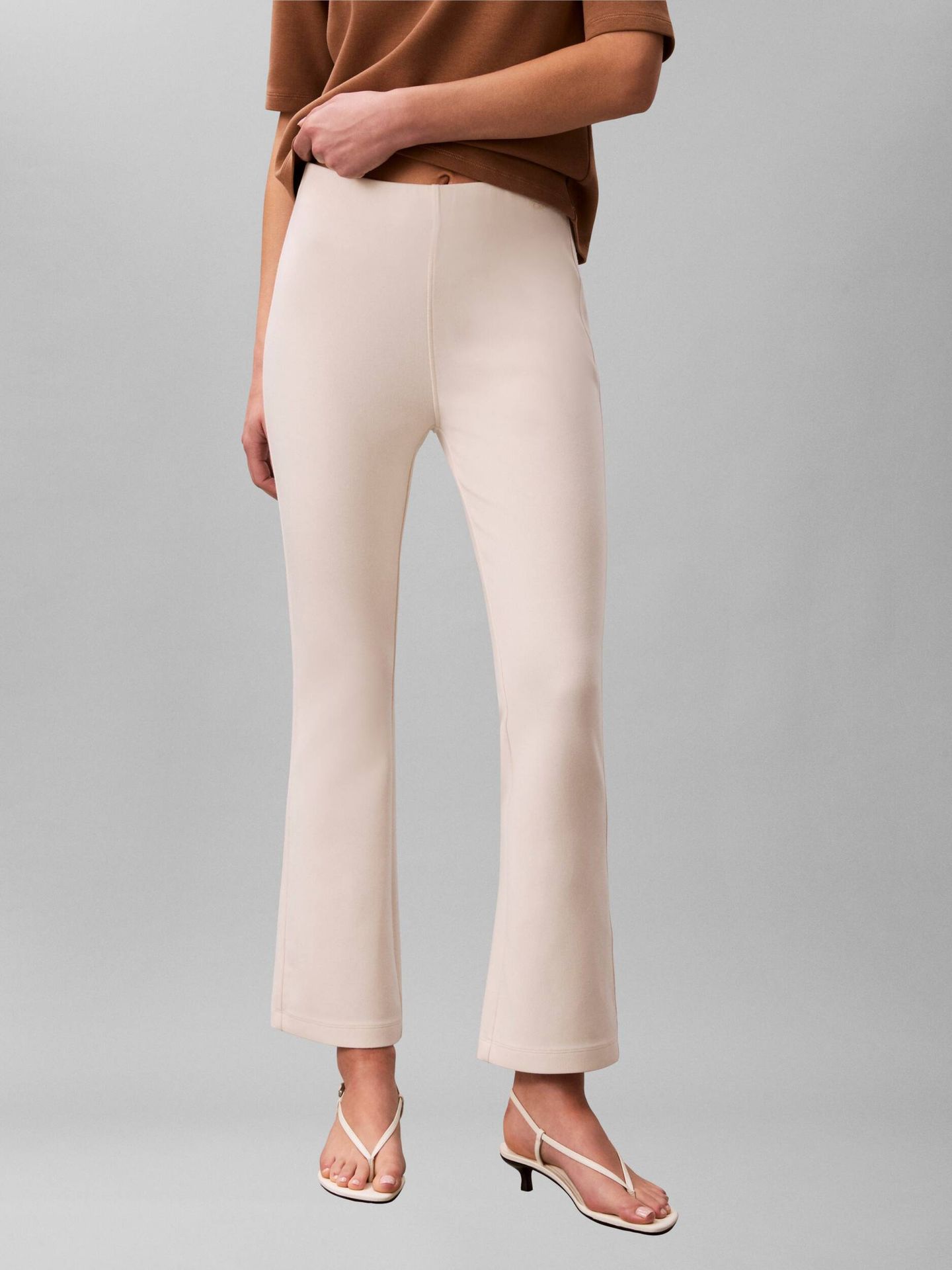 Calvin Klein Spodnie Spacer flare fit
