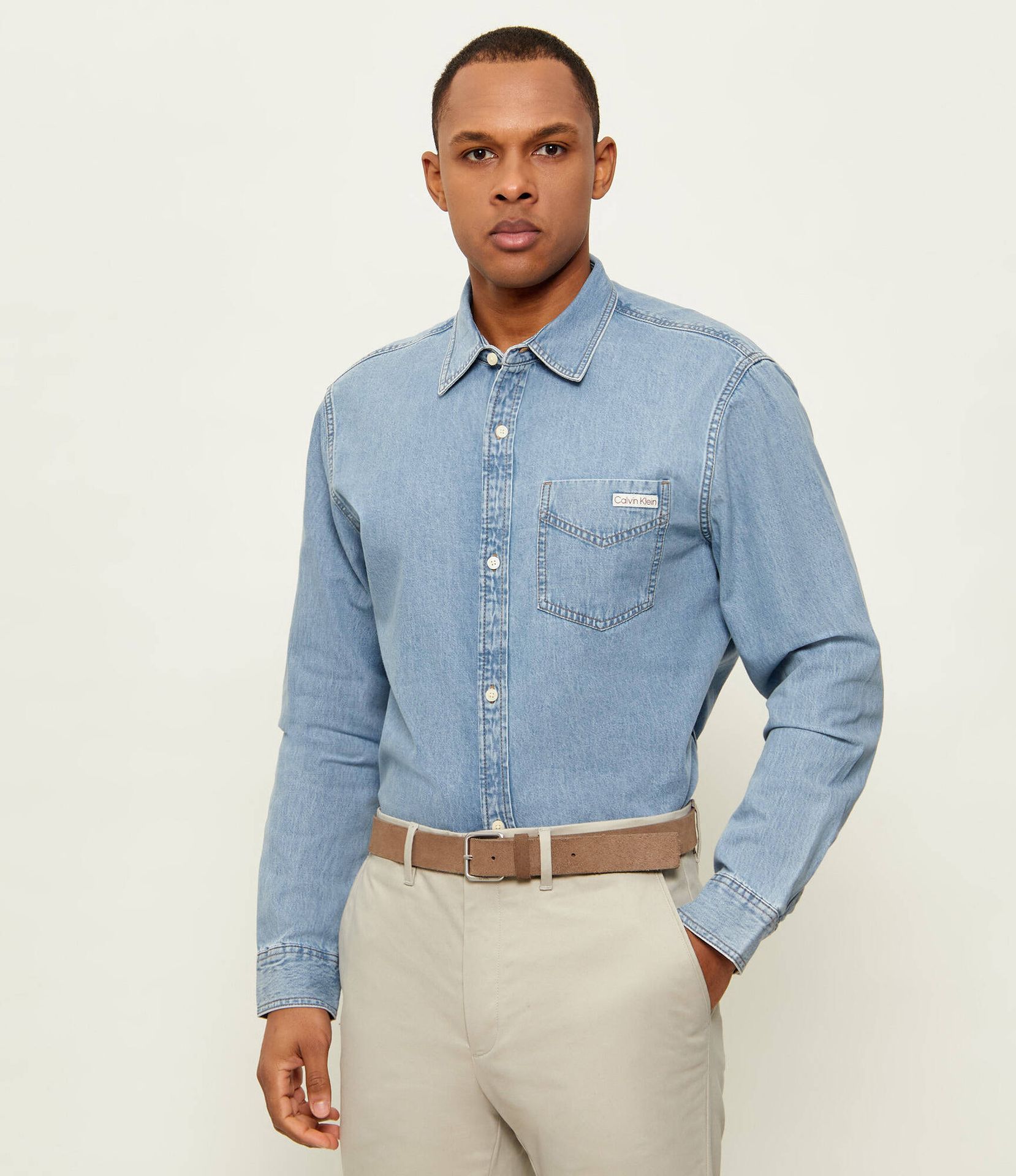 Calvin Klein Jeans Jeansowa koszula Regular Fit