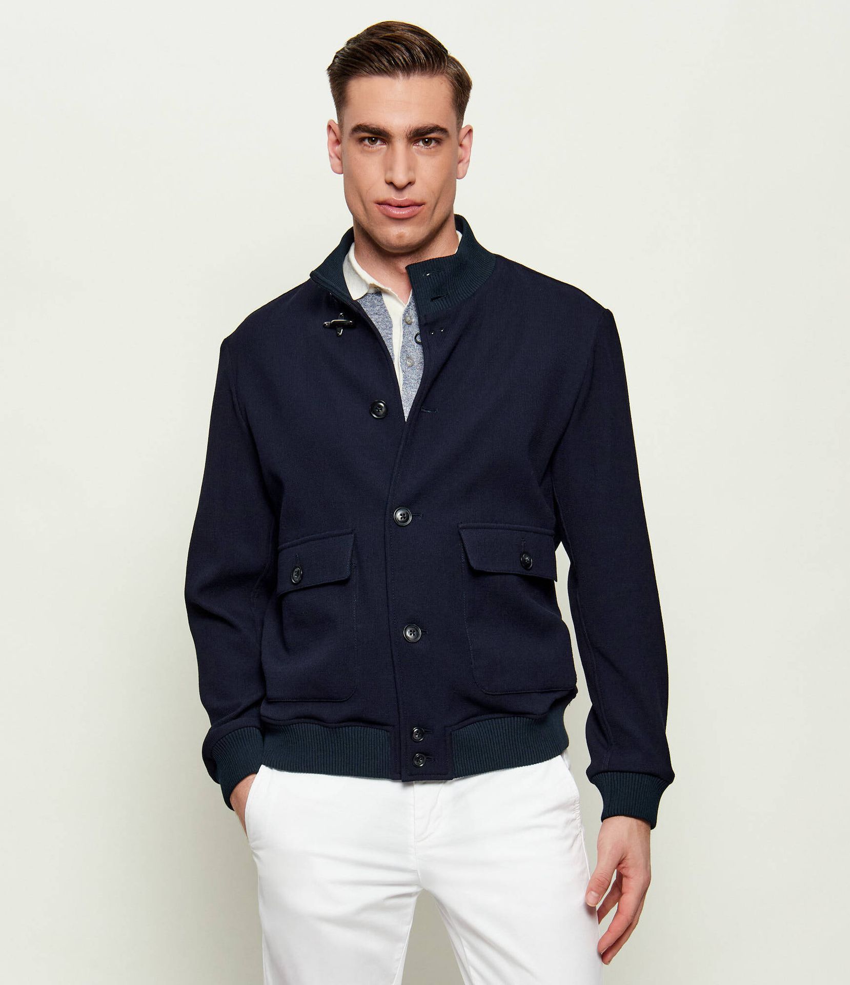 Fay Wełniana kurtka bomber Regular Fit