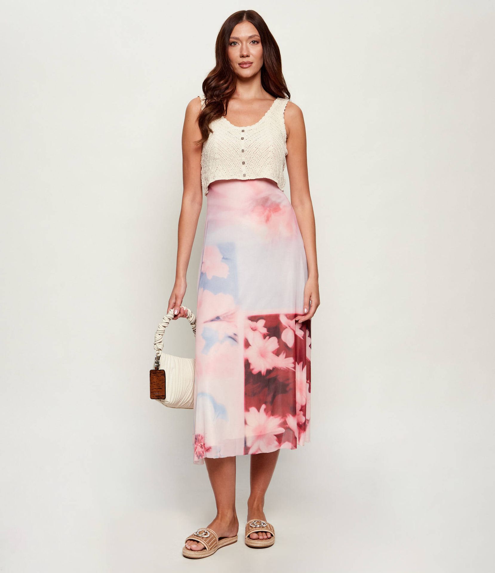 Desigual Tiulowa sukienka 2w1 FRIDA