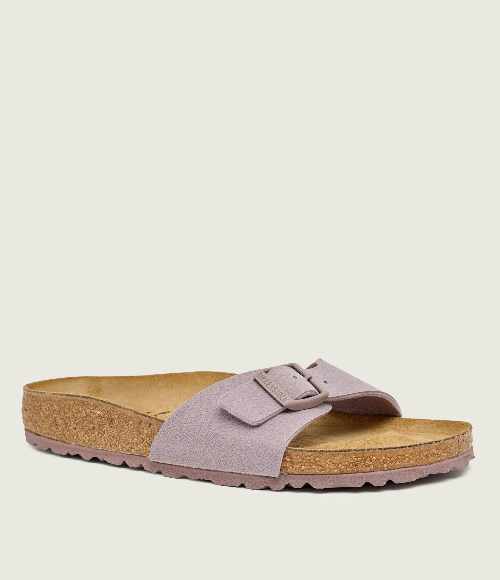 Birkenstock Klapki Madrid narrow fit z dodatkiem skóry
