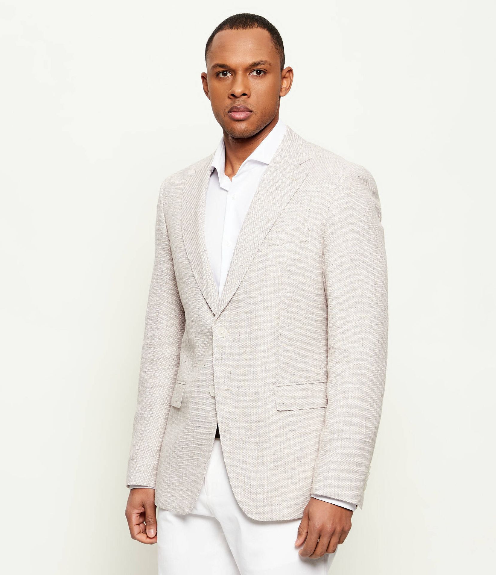 BOSS BLACK Marynarka H-Hutson-262 Regular Fit z dodatkiem lnu
