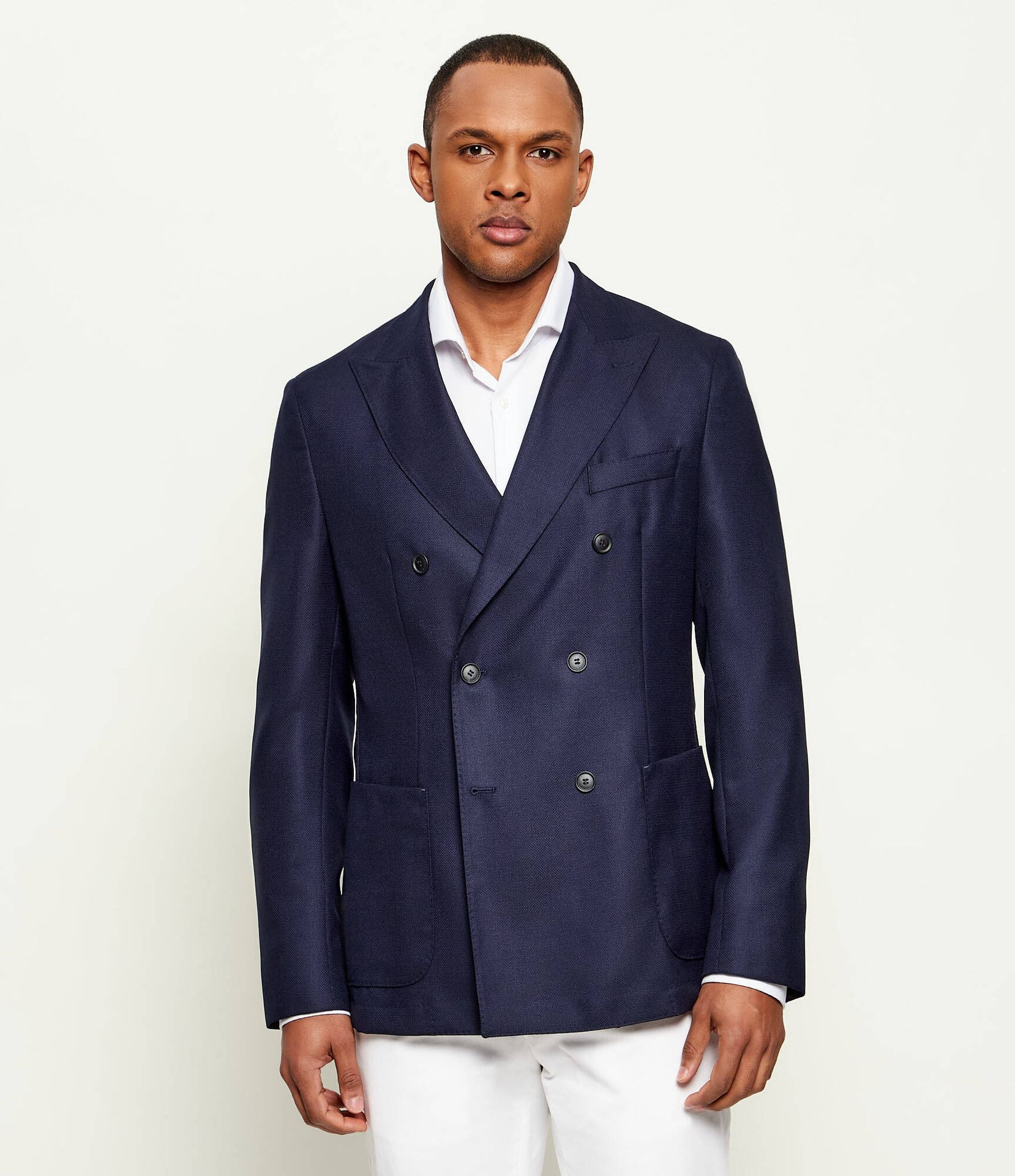 BOSS BLACK Wełniana marynarka C-Hanry-DB-262 Slim Fit
