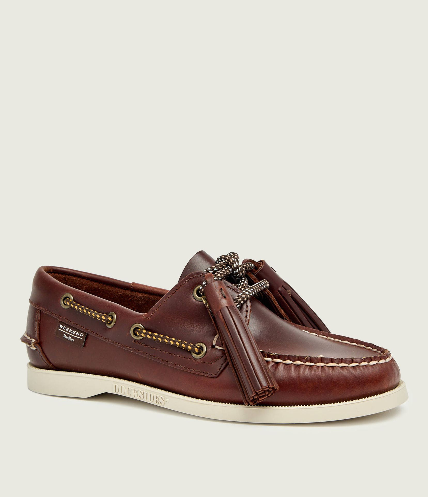 Weekend MaxMara Skórzane loafersy WKADOCKSIDE2
