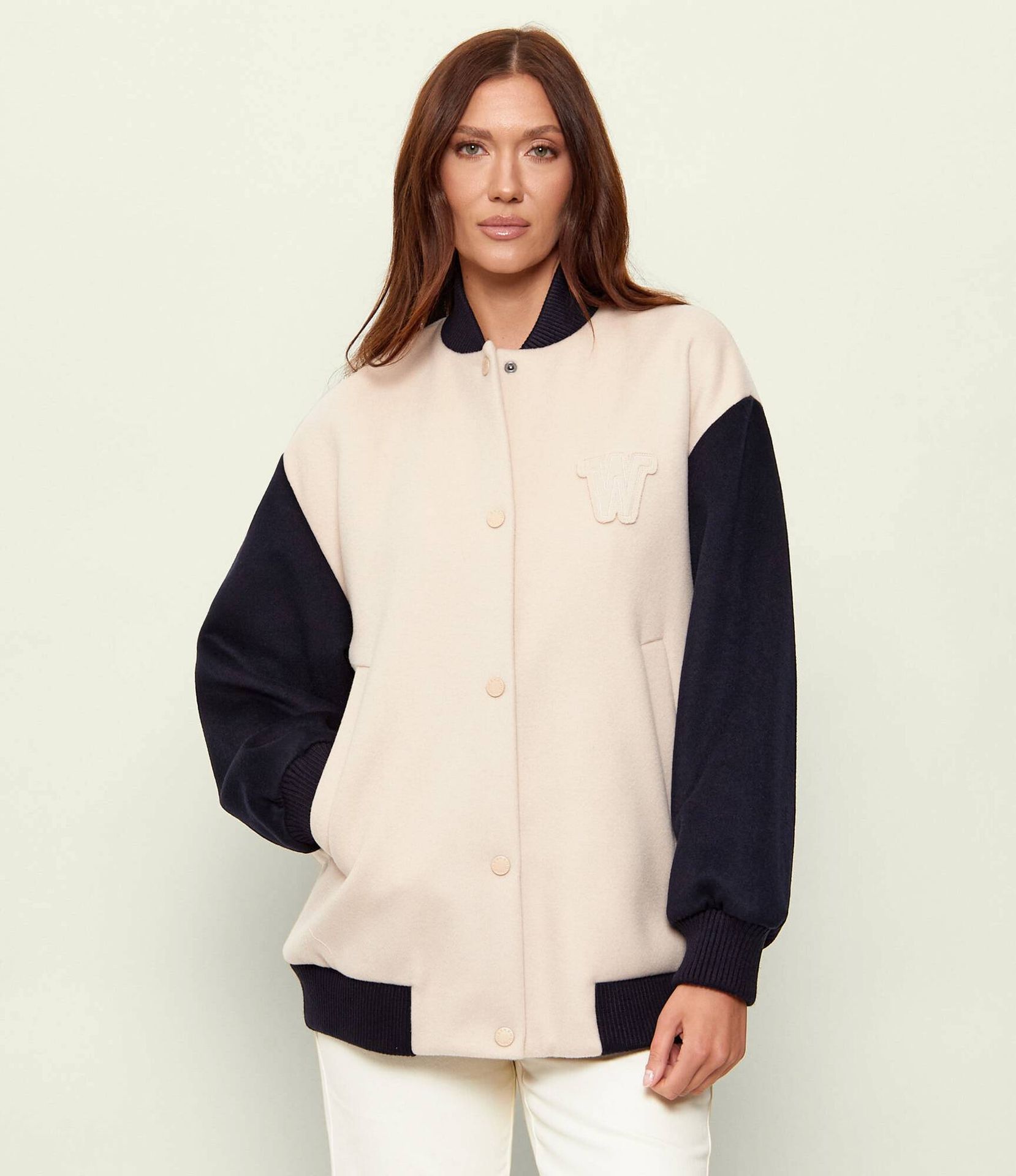 Weekend MaxMara Wełniana kurtka bomber WKDELLISSE Relaxed fit