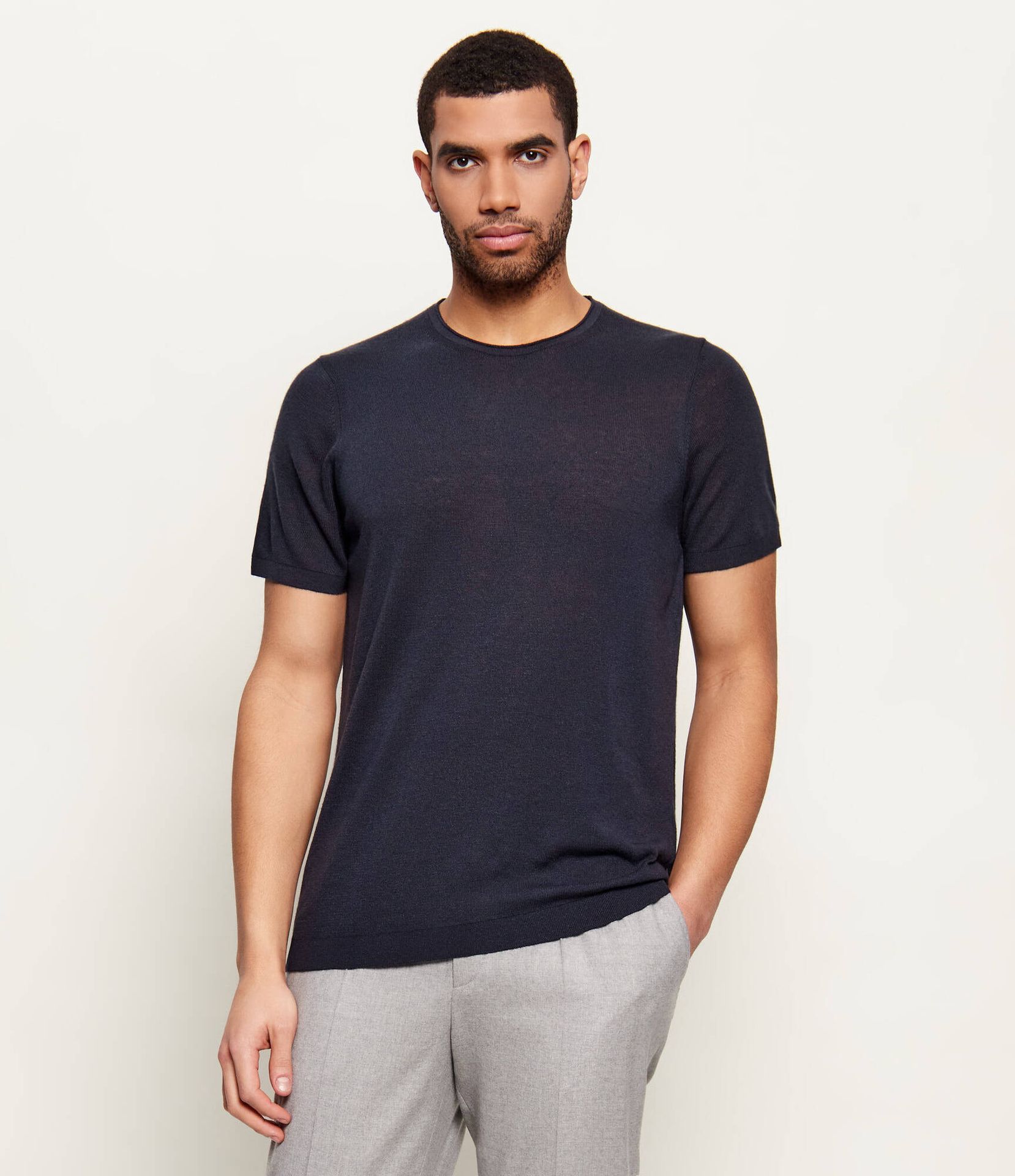 Joop! Sweter Marosoro Regular Fit z dodatkiem lnu