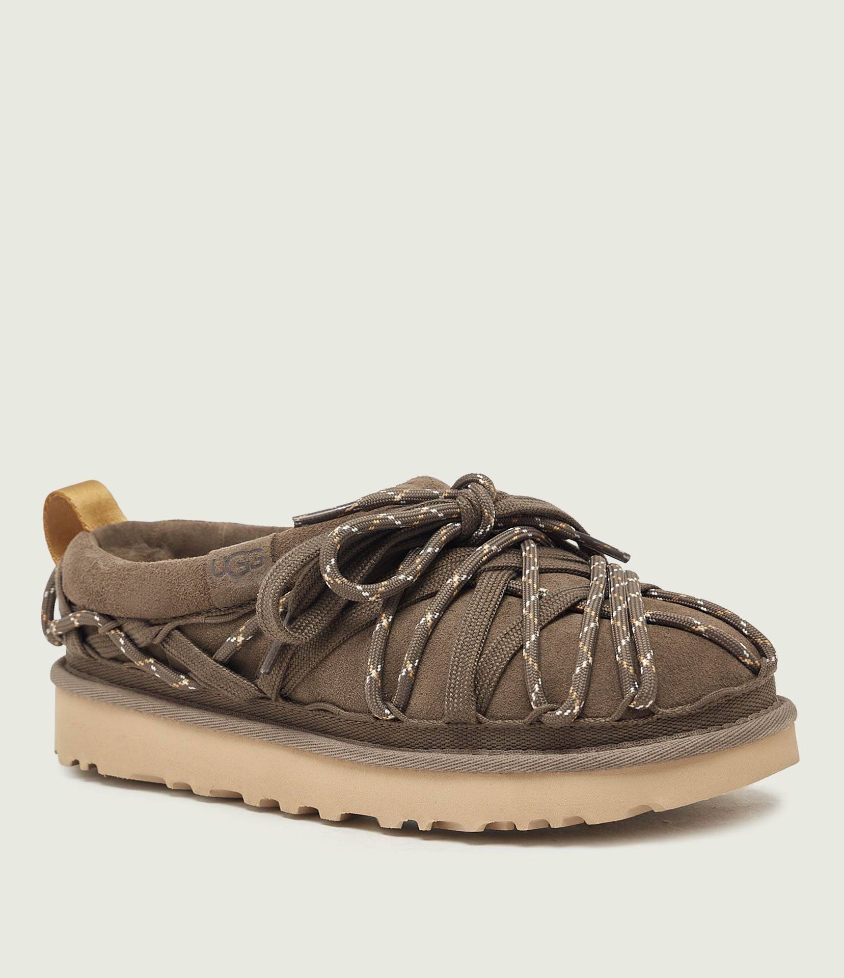 UGG Mule TASMAN LACE zamsz z dodatkiem wełny