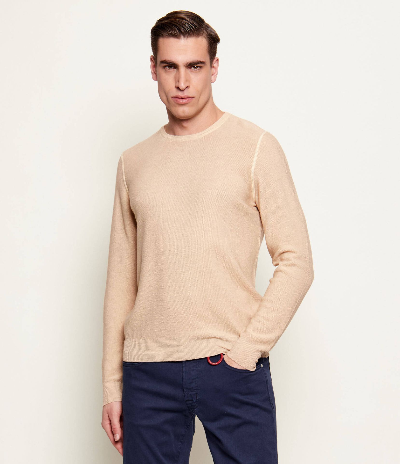 Gran Sasso Wełniany sweter Regular Fit