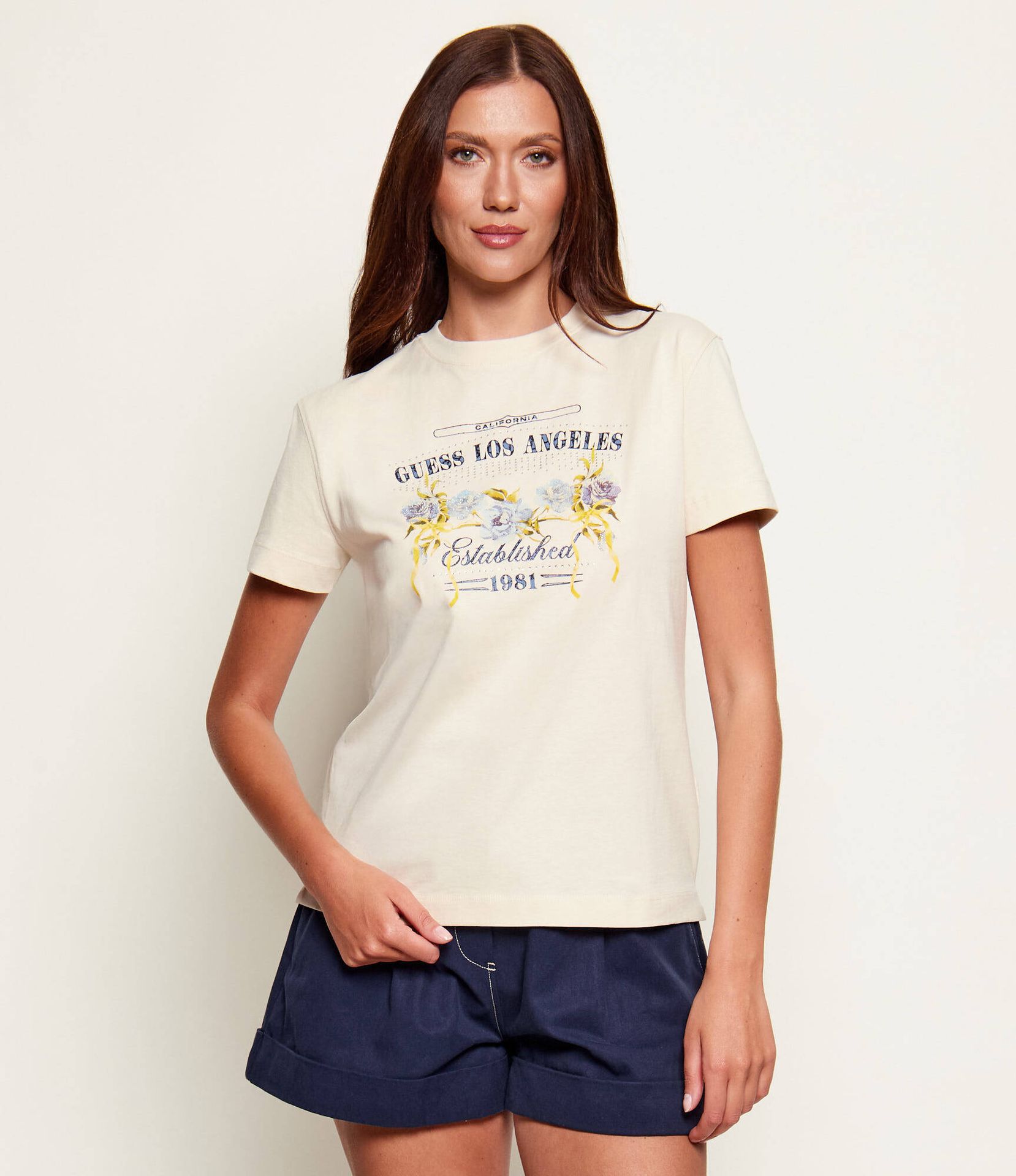 GUESS T-shirt FLOWERS Regular Fit
