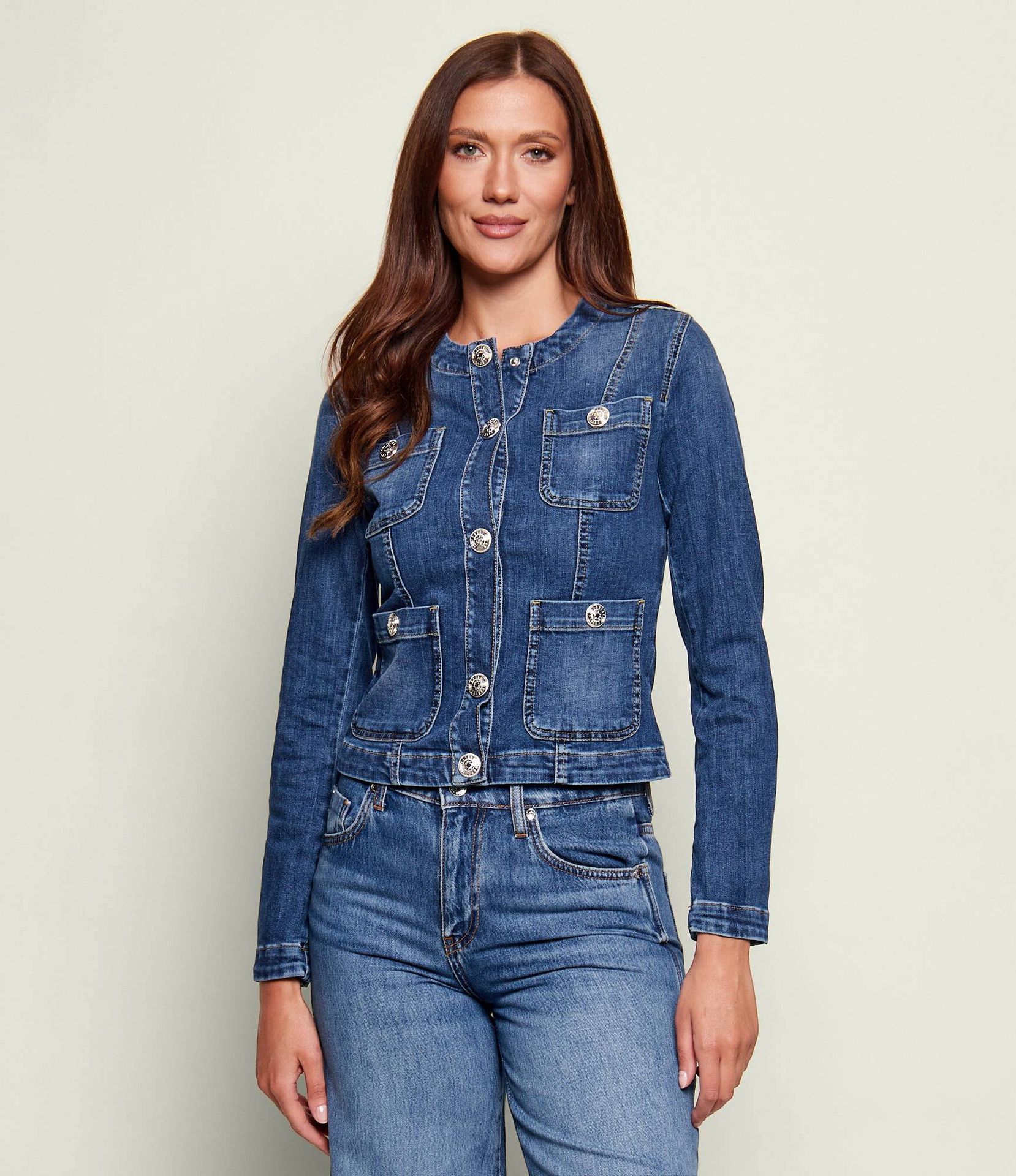 Liu Jo Kurtka jeansowa Slim Fit