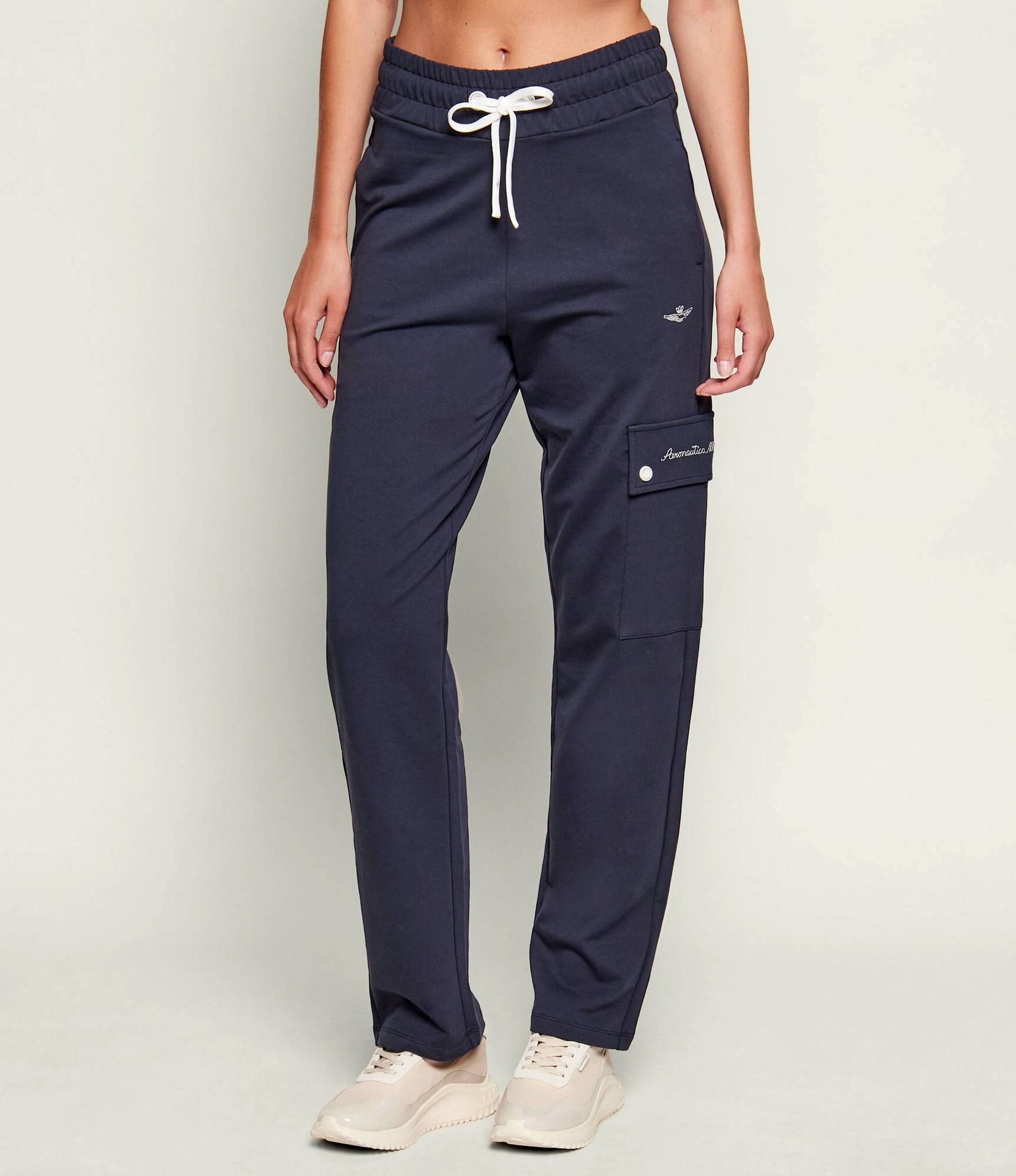 Aeronautica Militare Spodnie dresowe Tapered fit